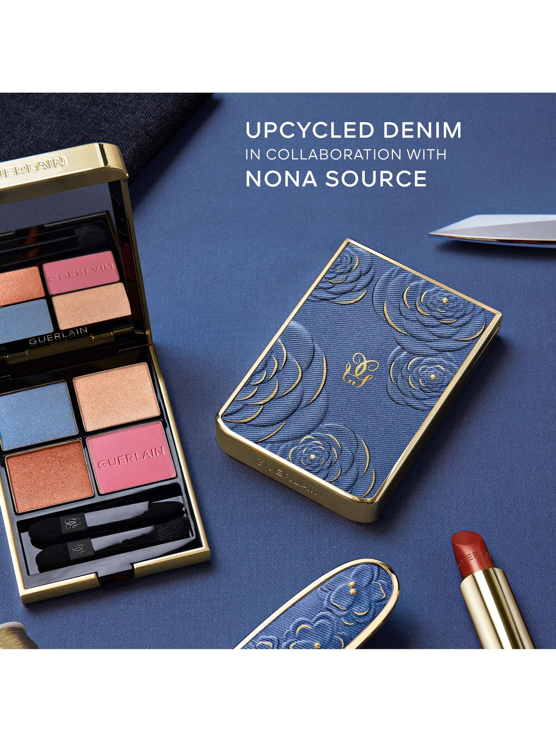 Limited Edition Ombres G Eyeshadow Quad, 396 Denim Blossom