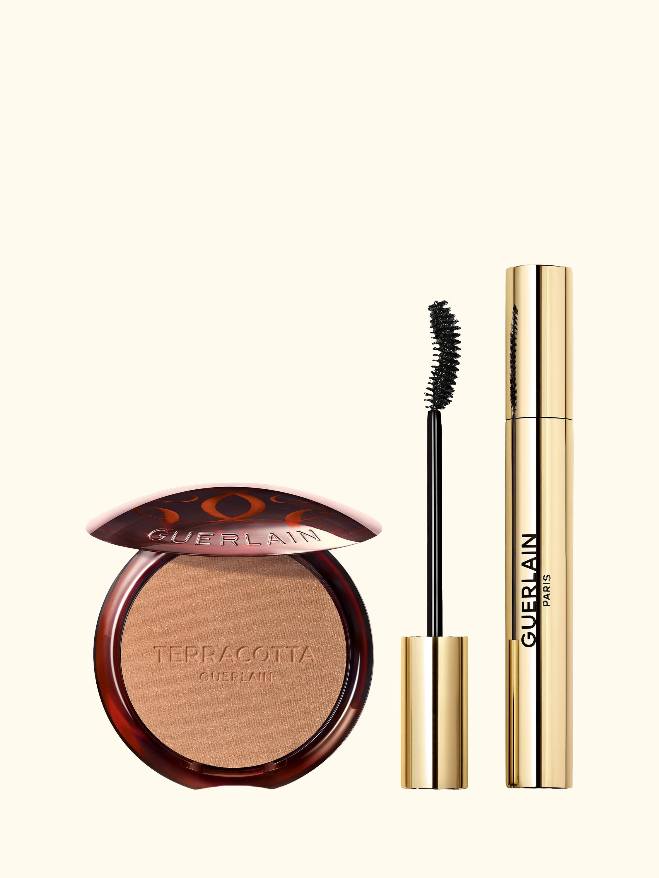 Terracotta Bronzing Powder & Noir G Mascara Makeup Gift Set
