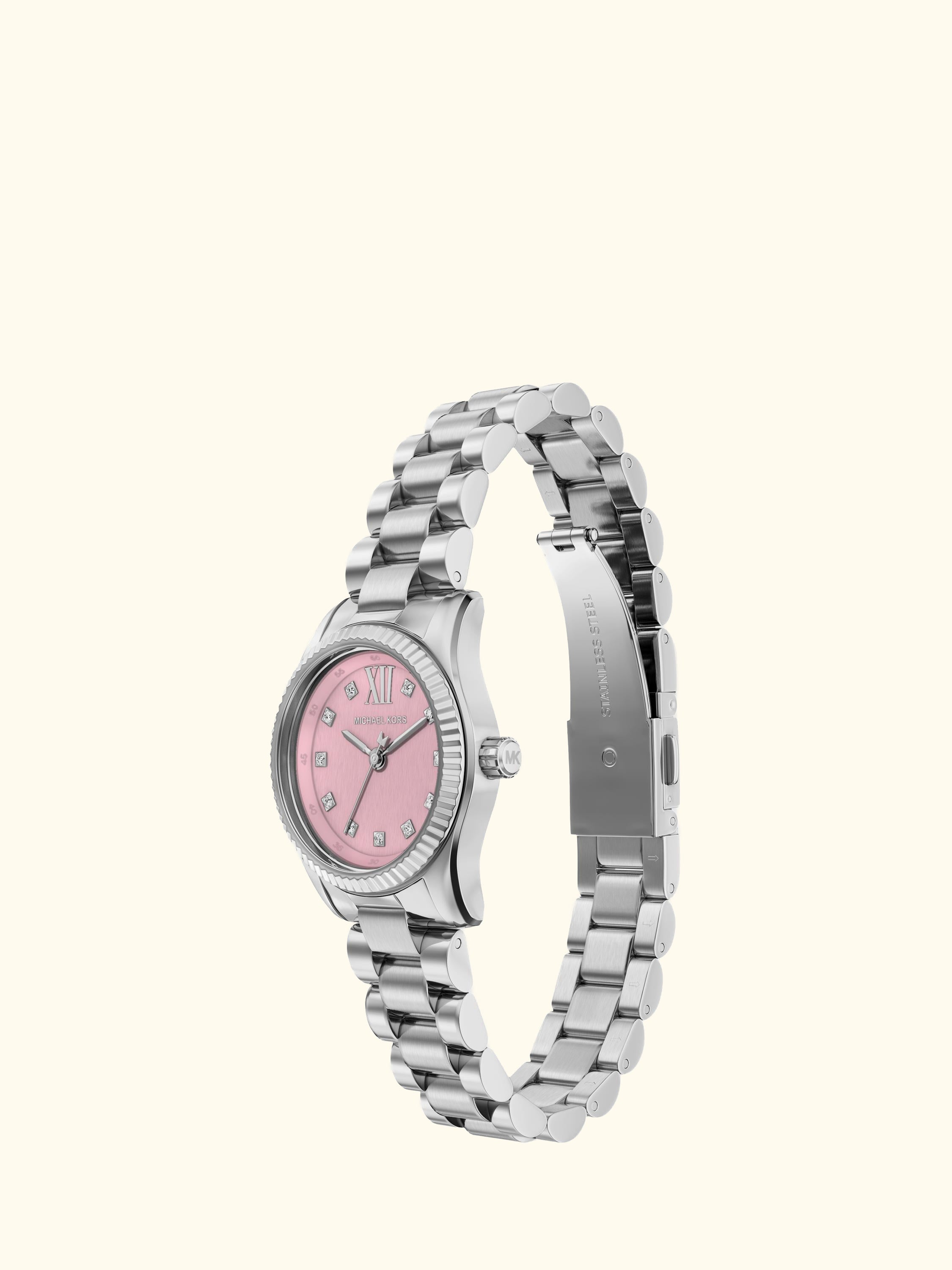 MK4996 Women's Petite Lexington Bracelet Strap Watch, Silver