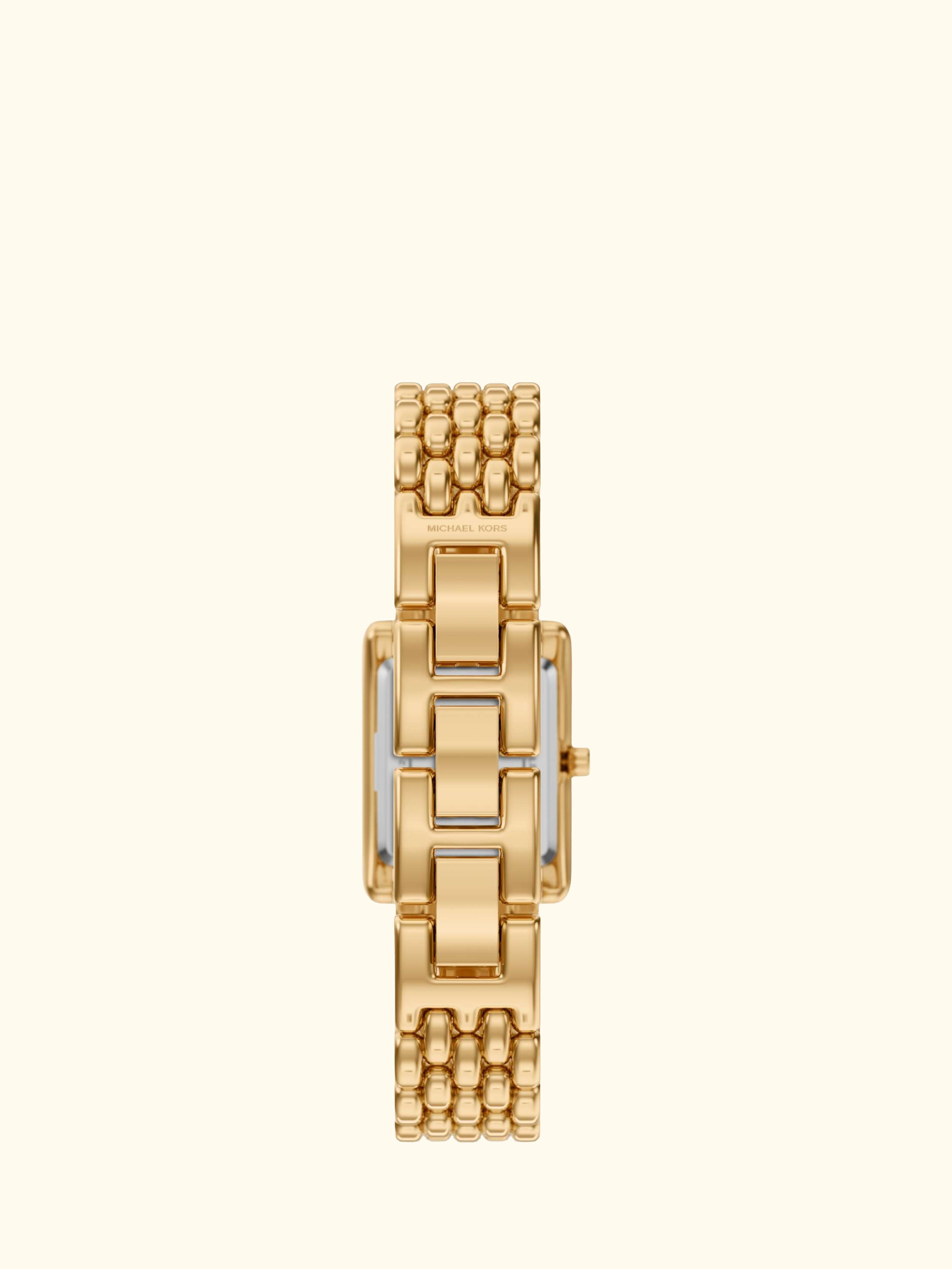 MK4997 Women's Essex Tank Link Strap Watch, Gold