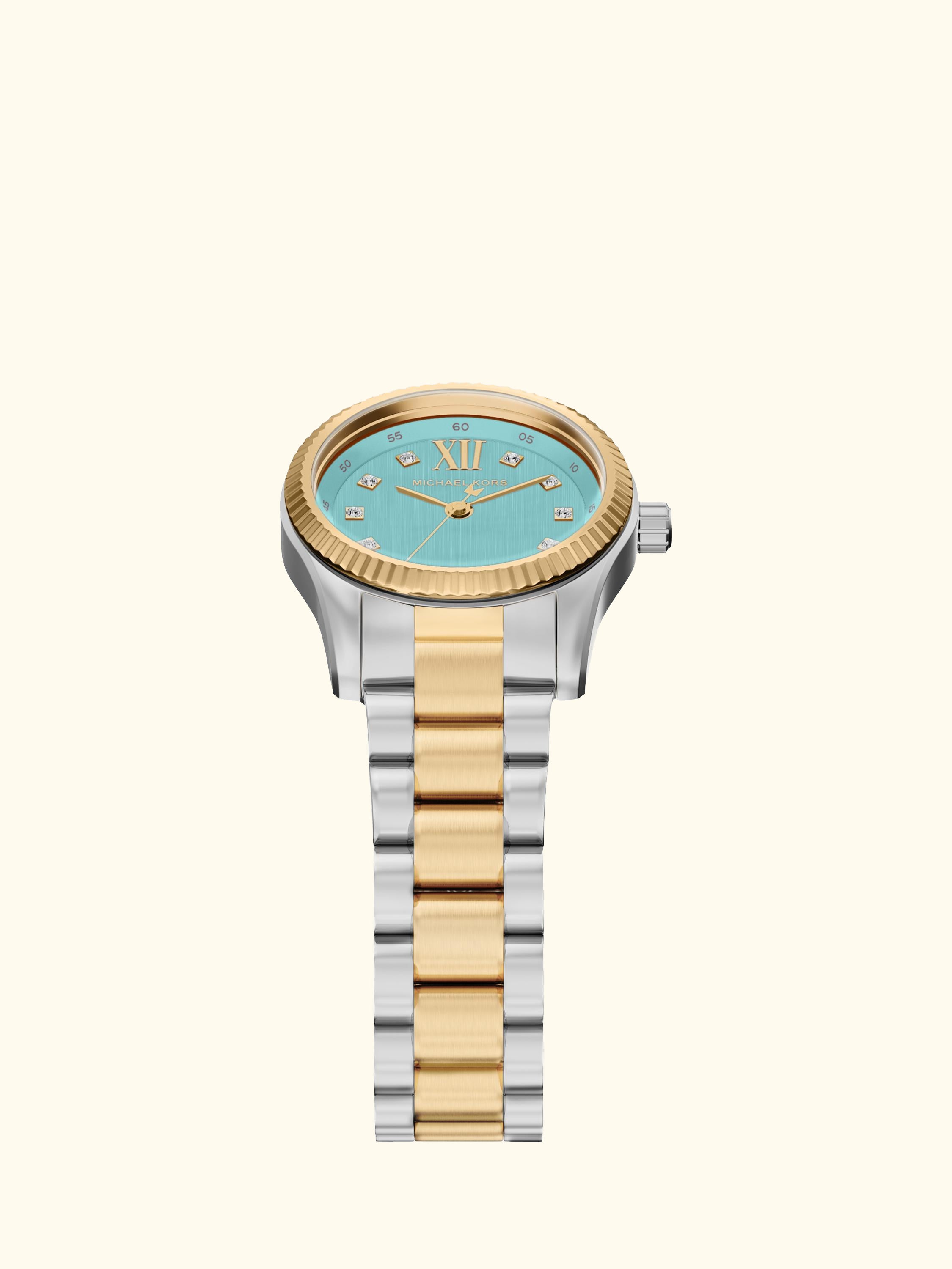 MK7579 Women's Petite Lexington Bracelet Strap Watch, 2-tone