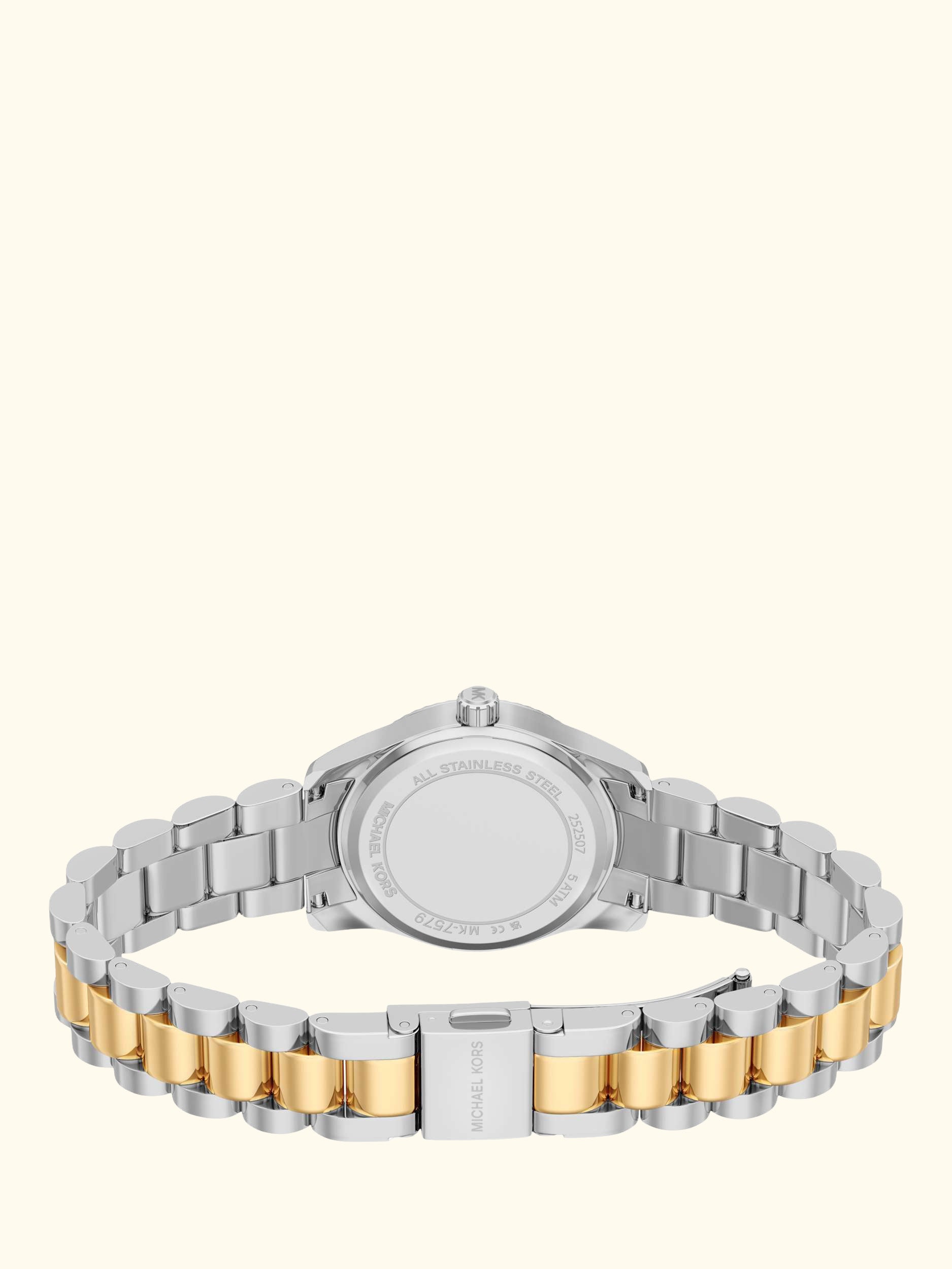 MK7579 Women's Petite Lexington Bracelet Strap Watch, 2-tone