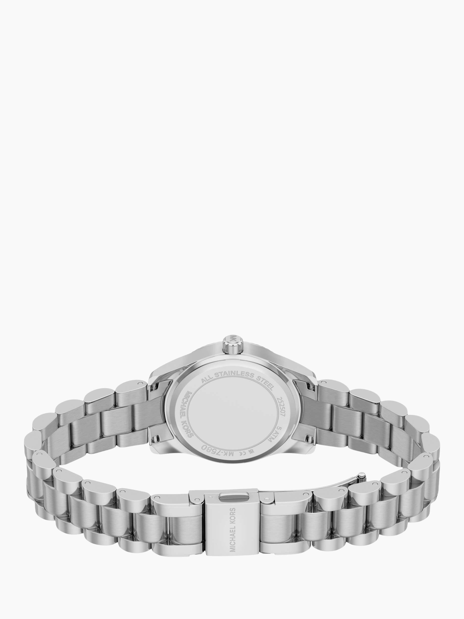 MK7580 Women's Petite Lexington Bracelet Strap Watch, Silver