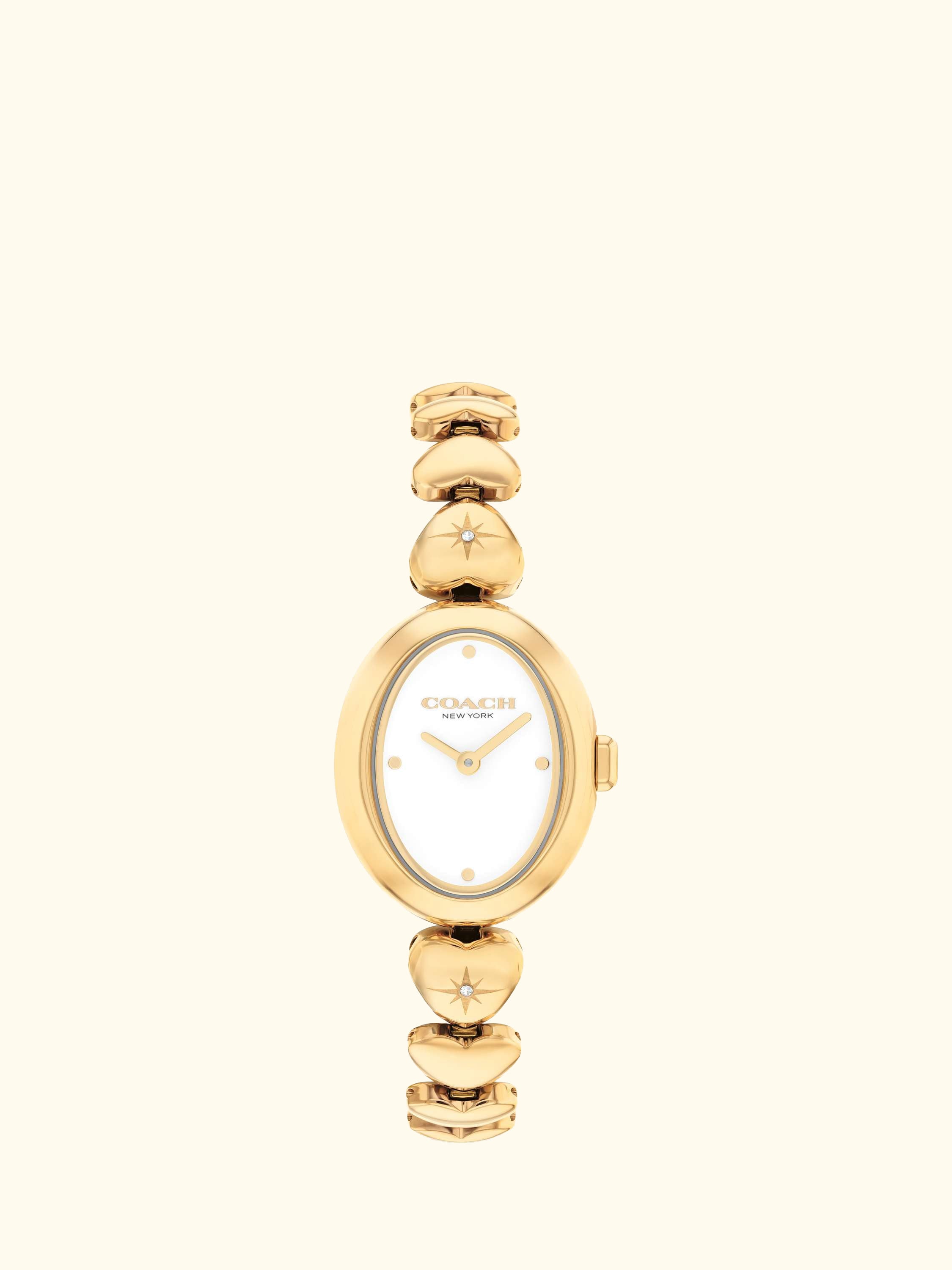 14504638 Women's Round Heart Strap Watch