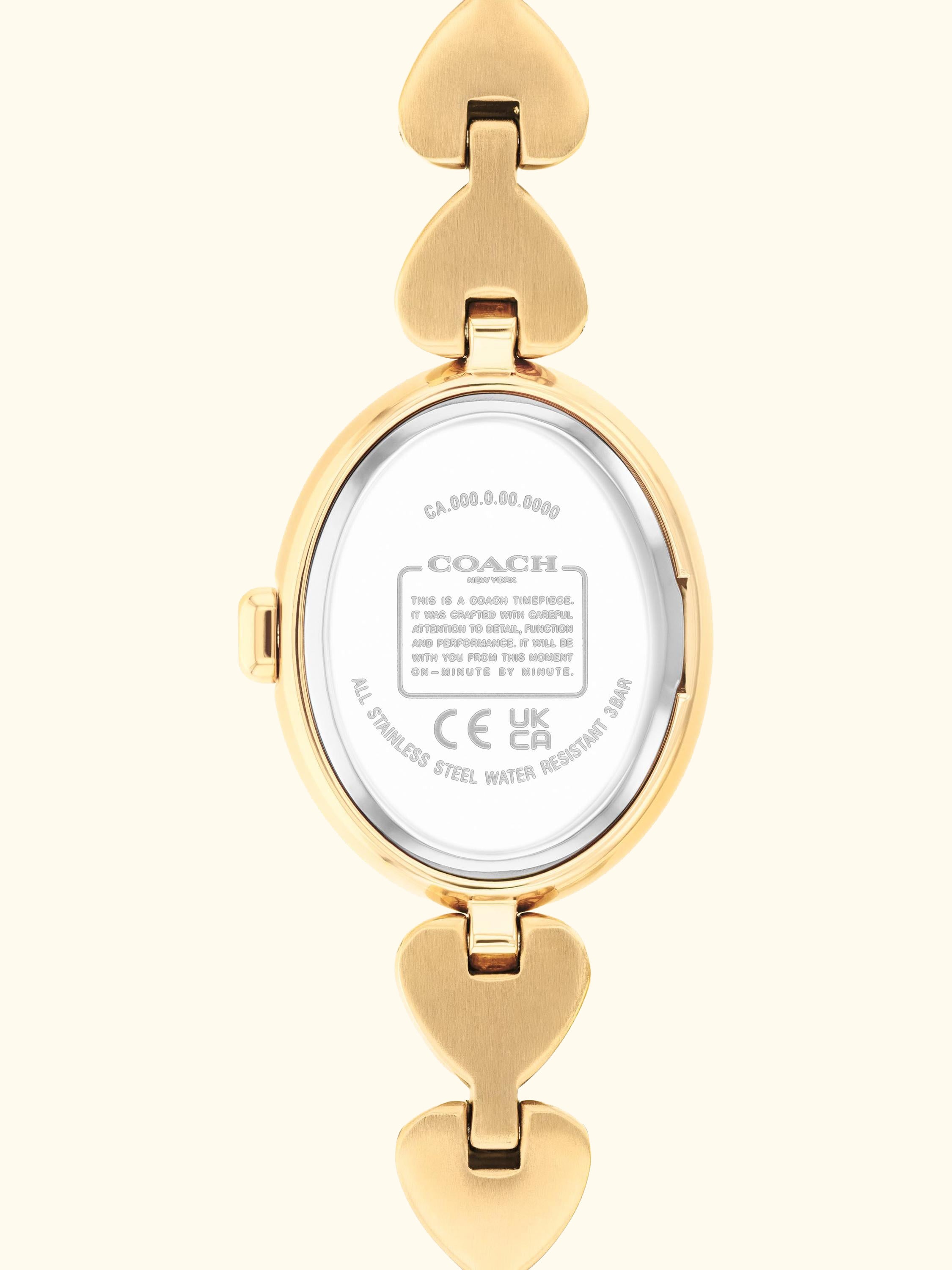 14504638 Women's Round Heart Strap Watch