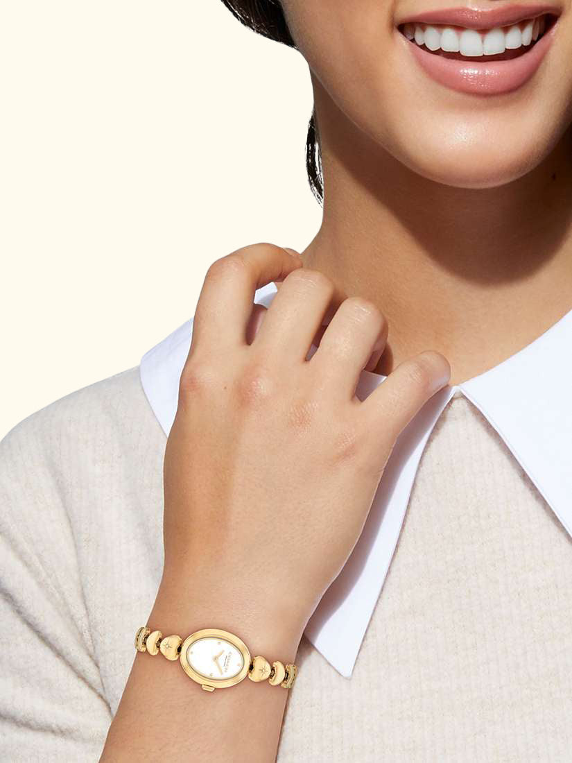 14504638 Women's Round Heart Strap Watch