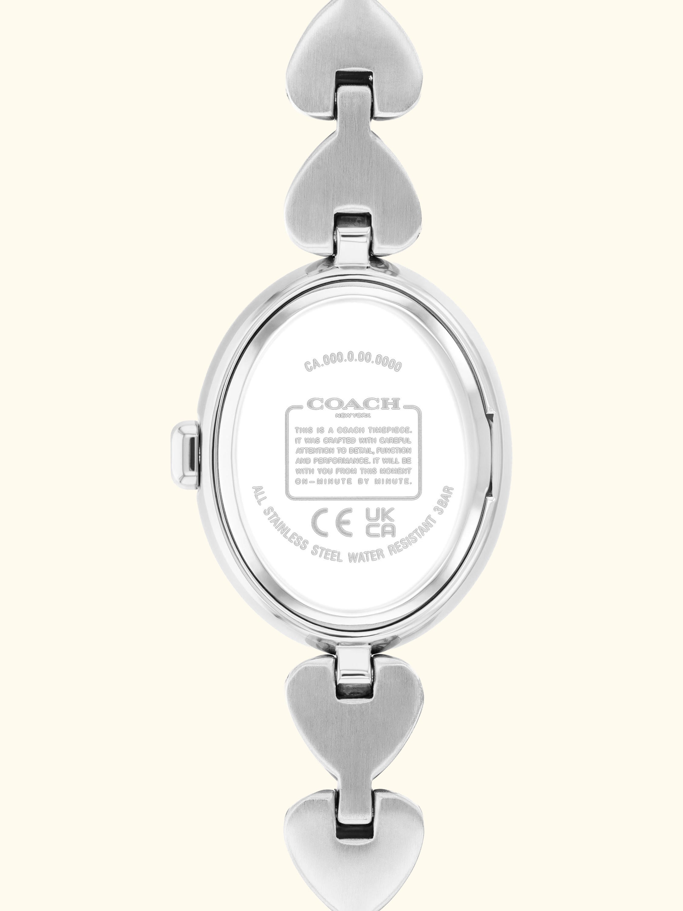 14504638 Women's Round Heart Strap Watch
