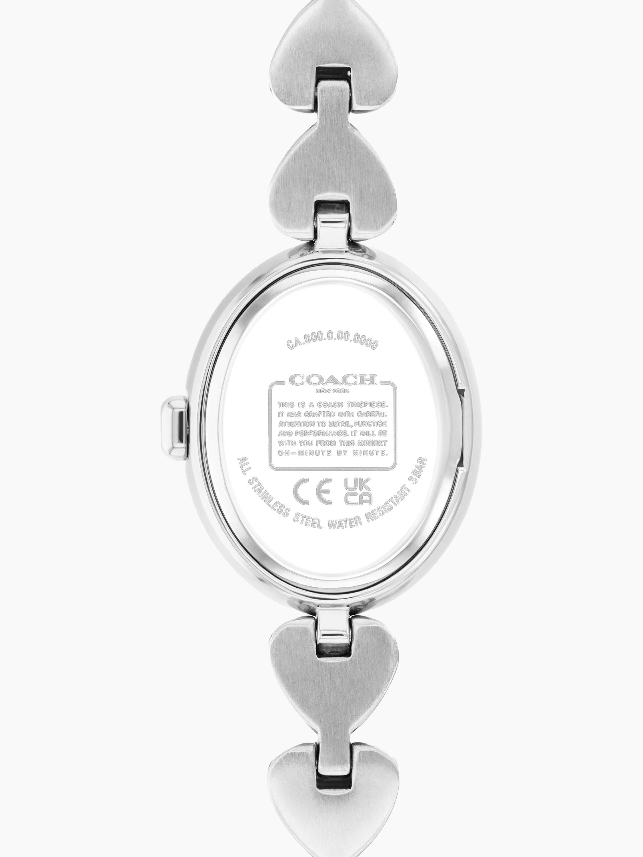 14504638 Women's Round Heart Strap Watch