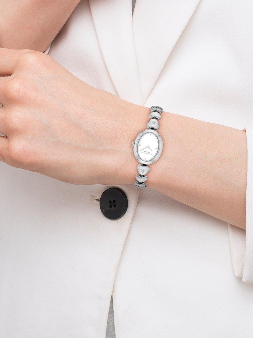 14504638 Women's Round Heart Strap Watch
