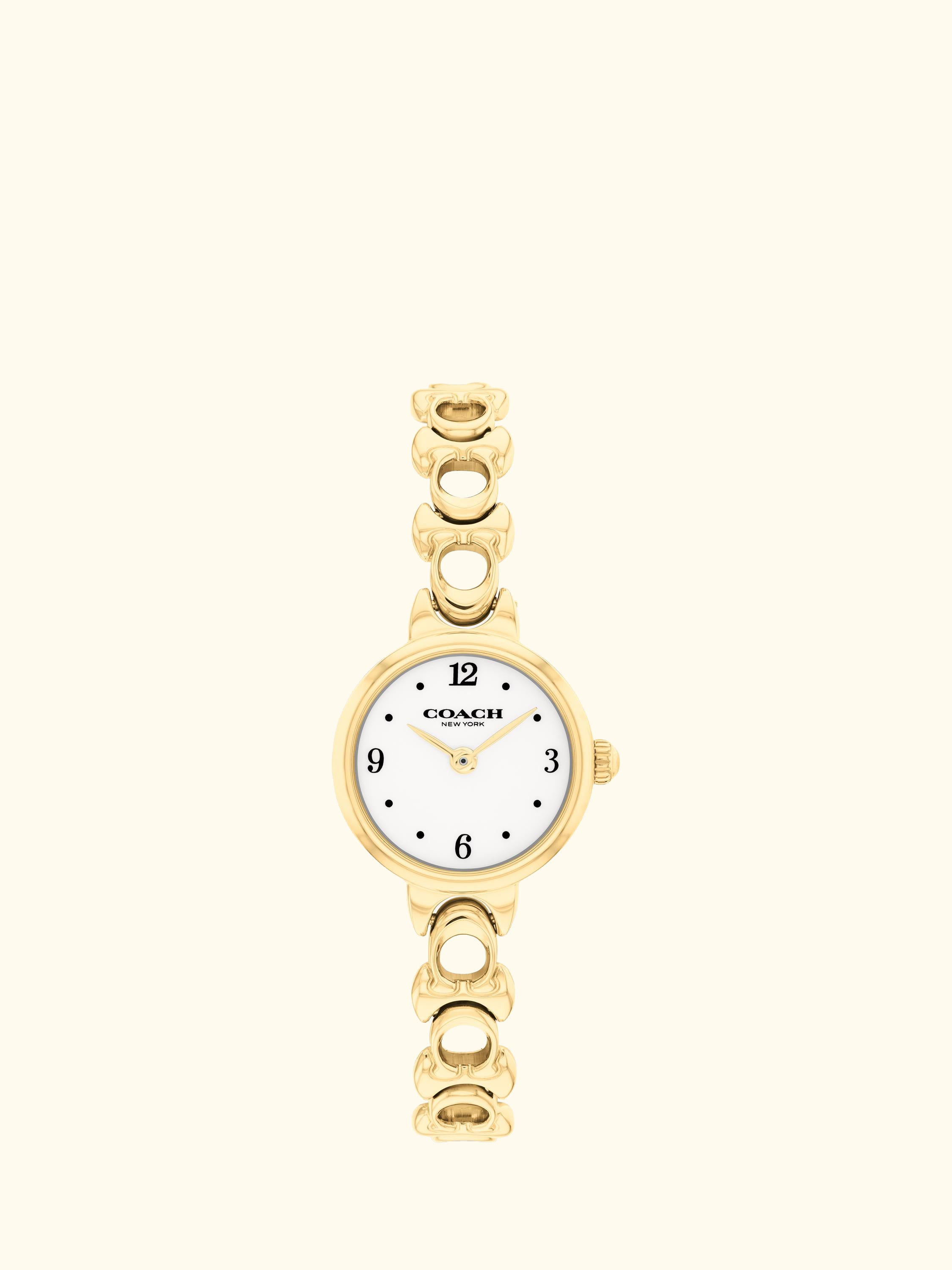 14504650 Women's Round Bracelet Strap Watch, Gold