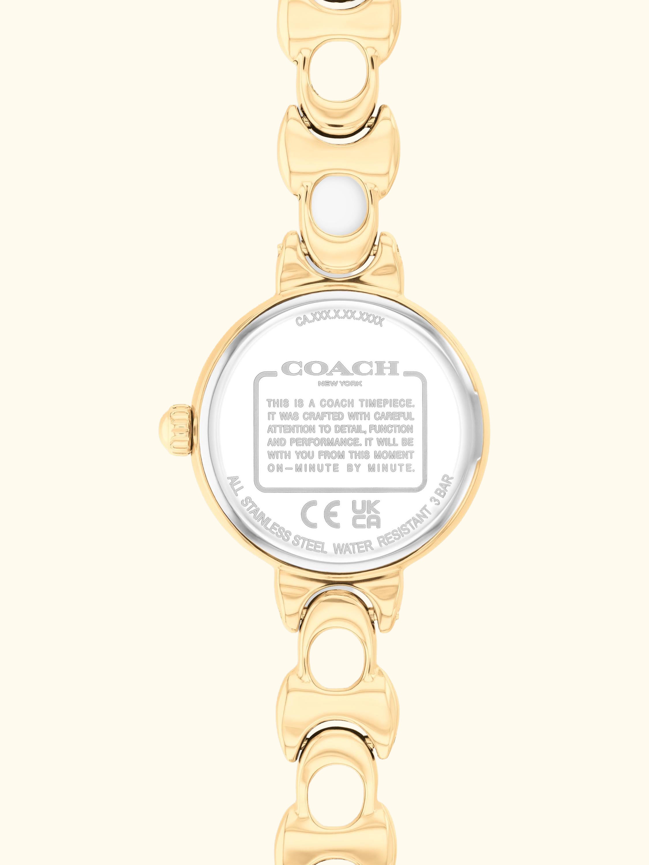 14504650 Women's Round Bracelet Strap Watch, Gold