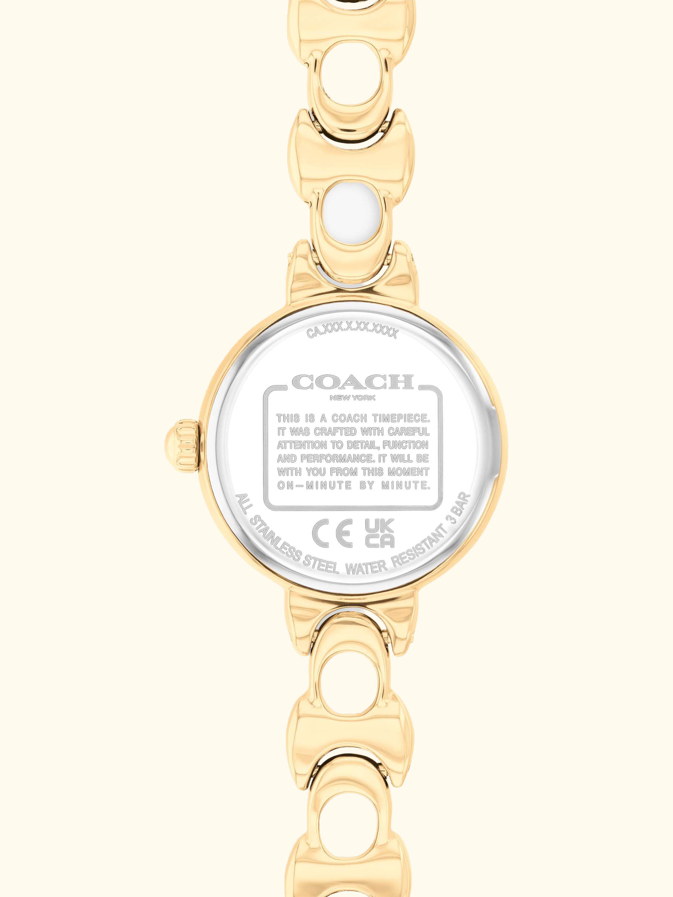 14504650 Women's Round Bracelet Strap Watch, Gold