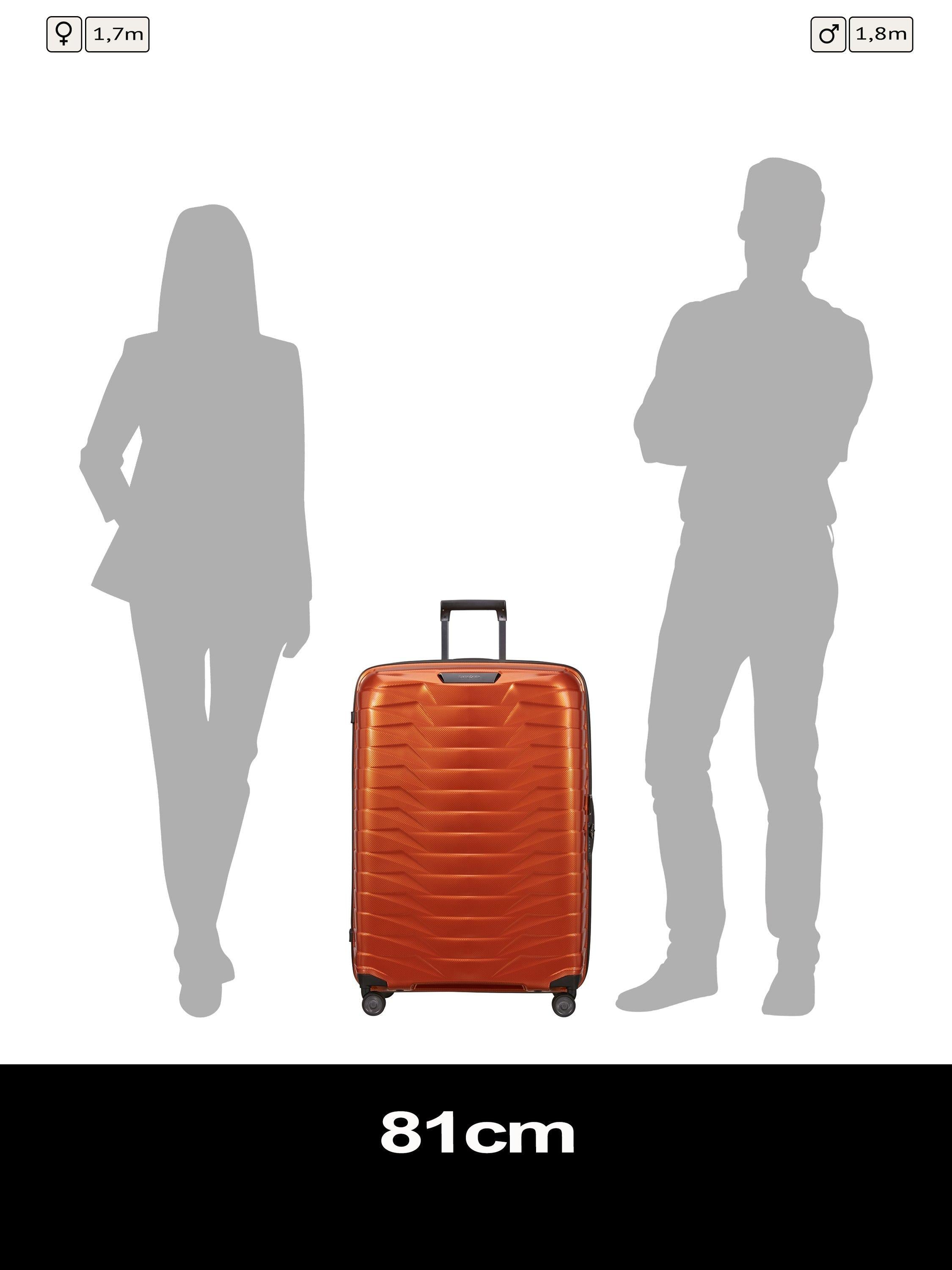 Proxis Spinner 81cm 4-Wheel 57cm Wide Large Suitcase