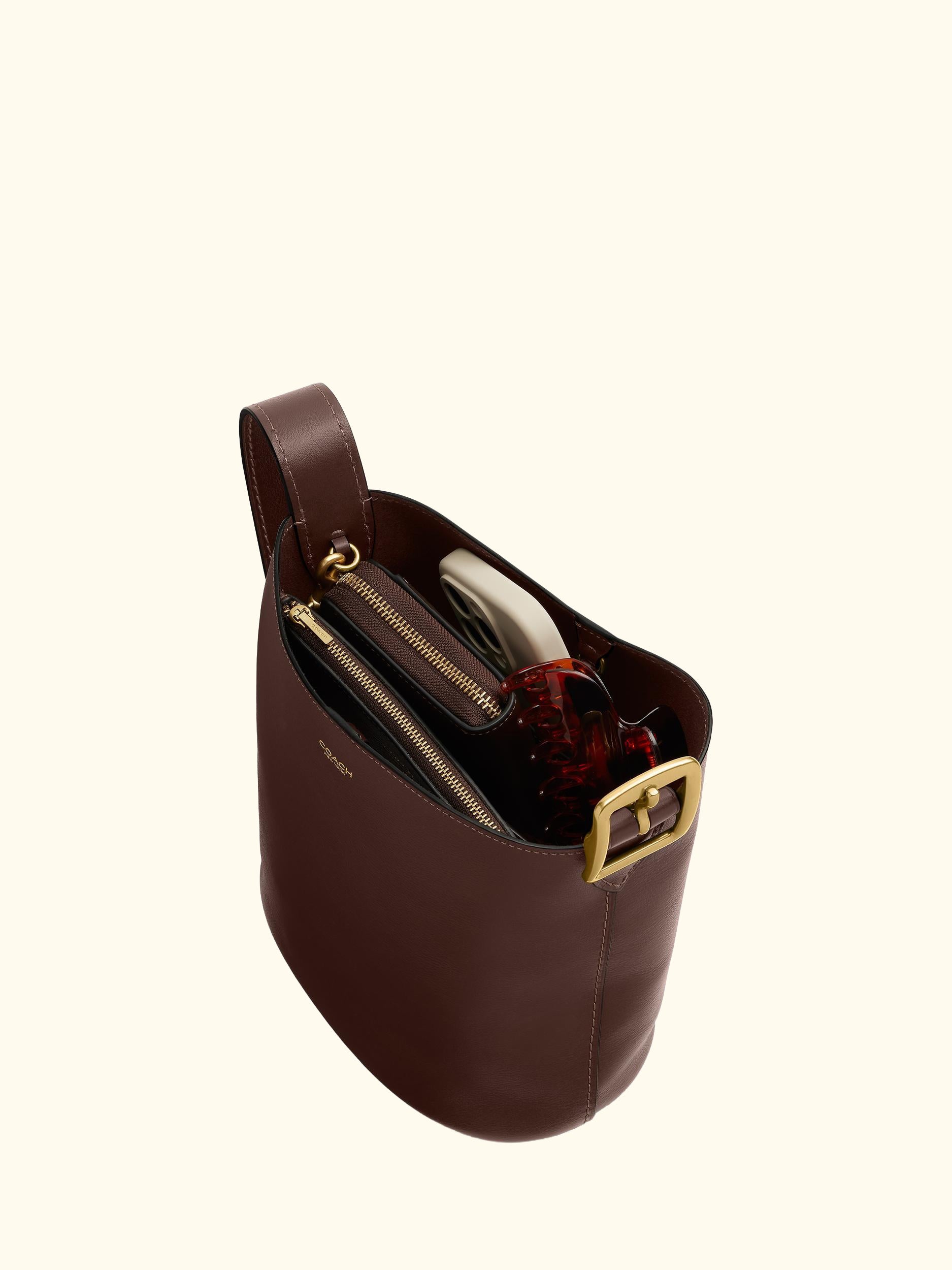 Bleecker 21 Leather Bucket Bag