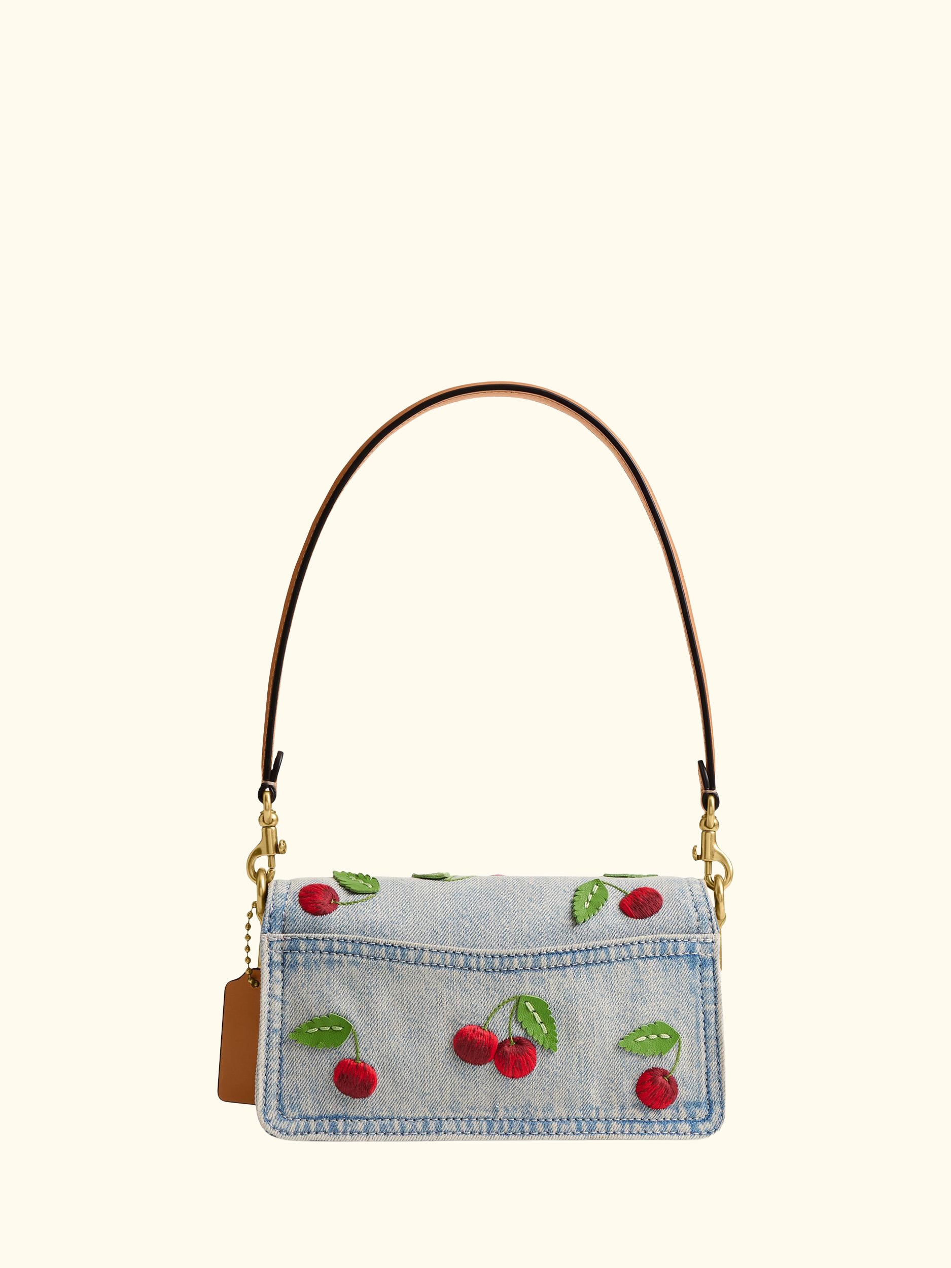 Cherry Tabby 20 Shoulder Bag, Denim Multi