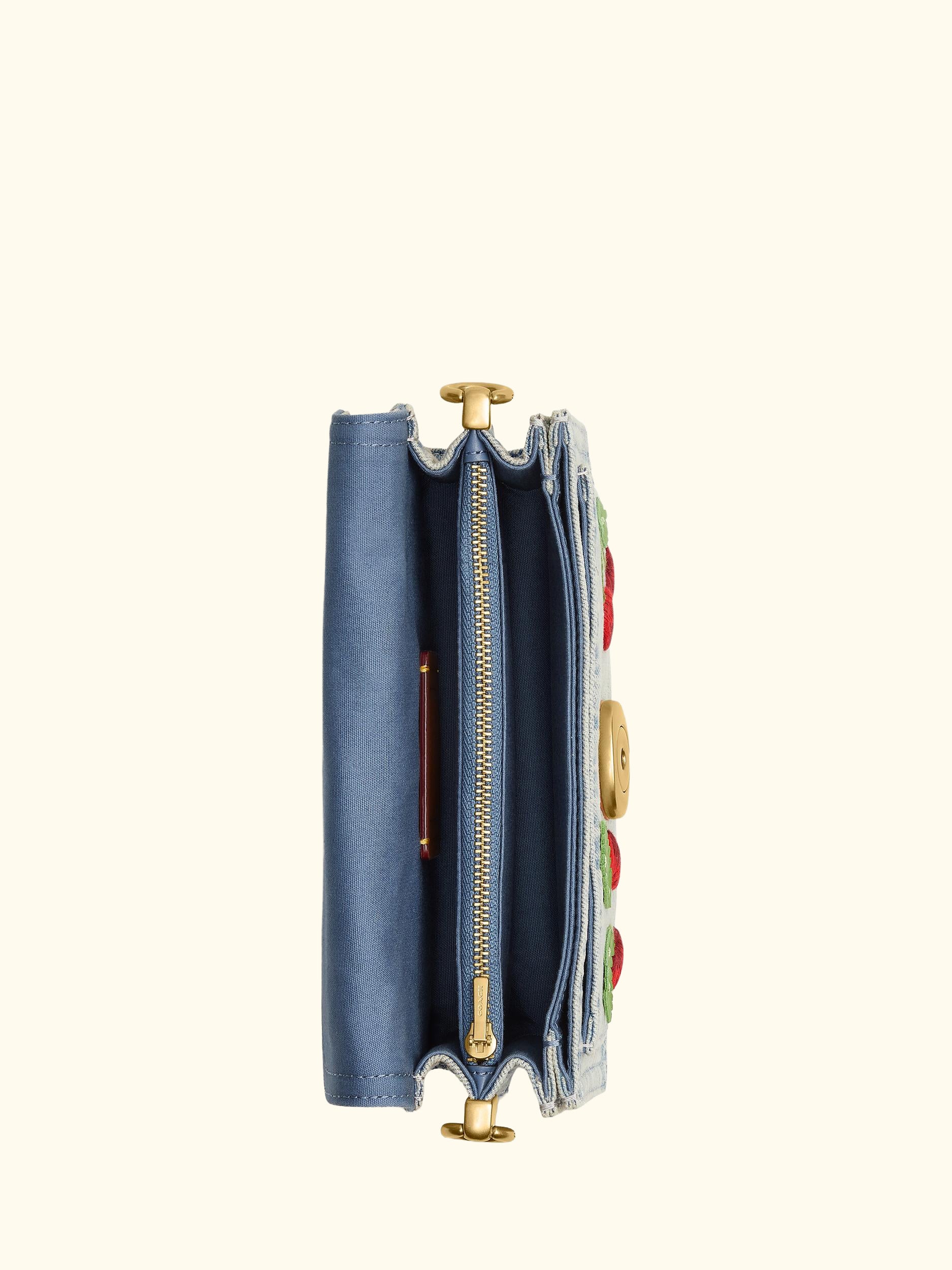 Cherry Tabby 20 Shoulder Bag, Denim Multi
