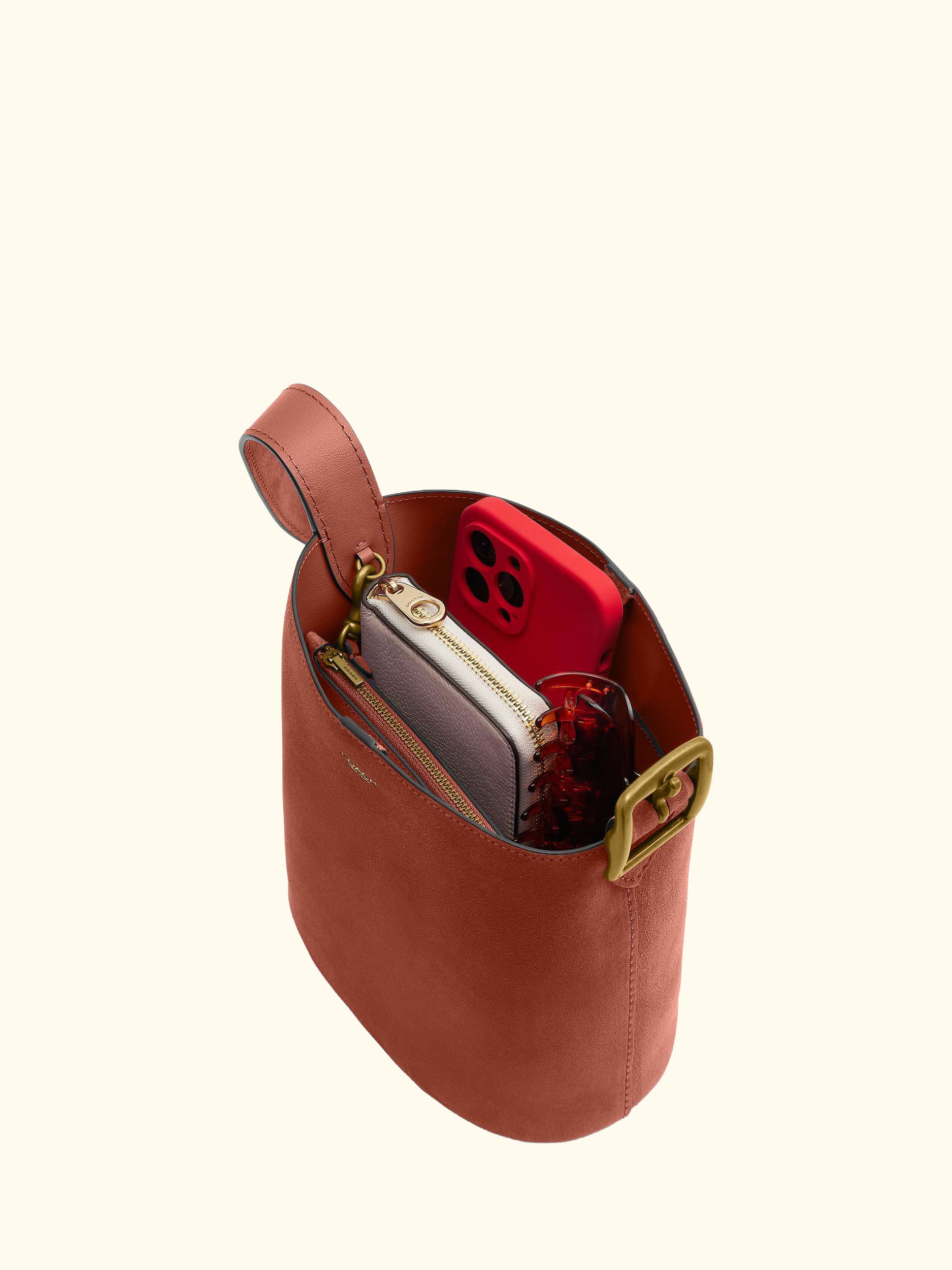Bleecker Suede Bucket Bag