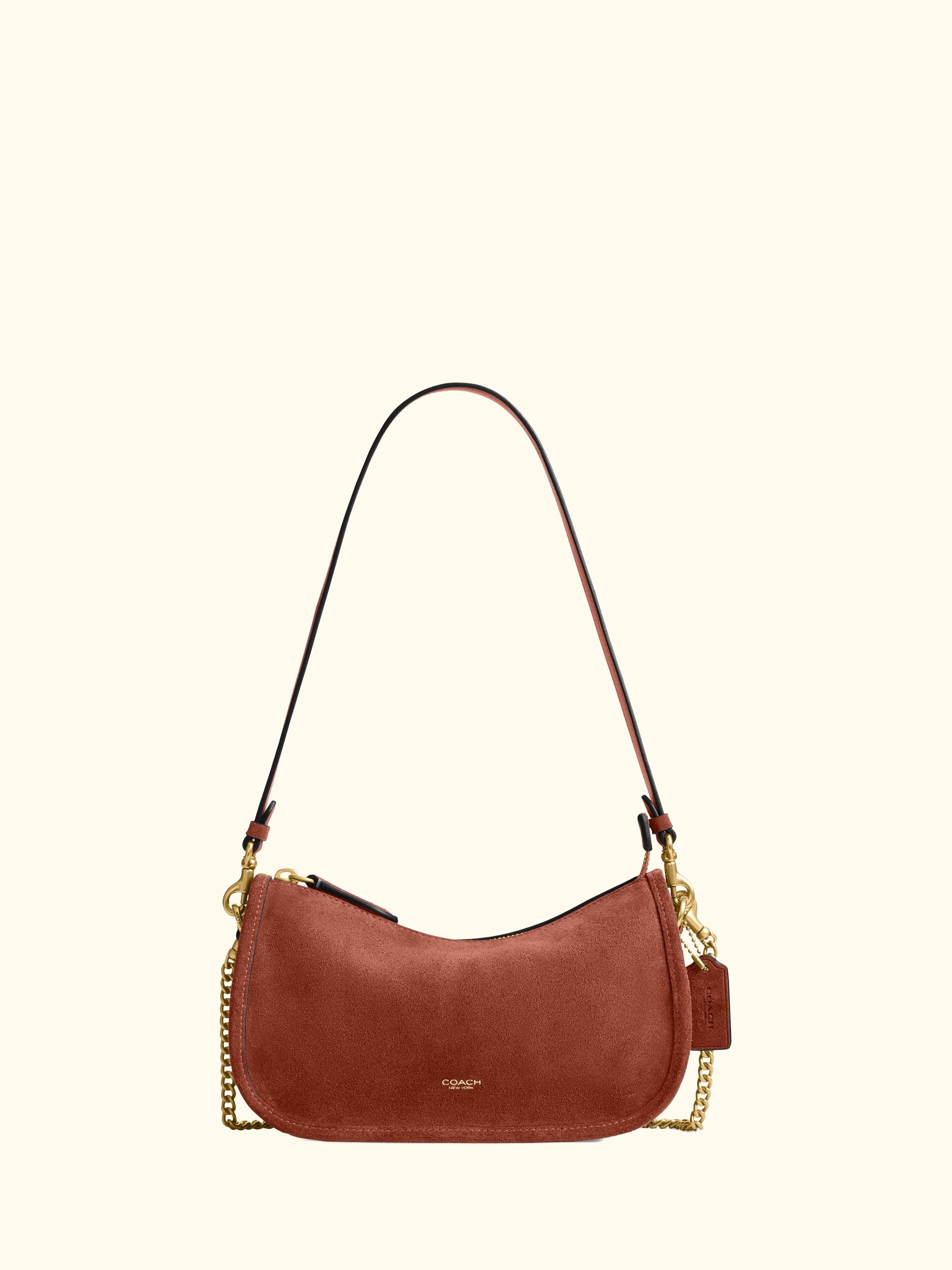 Waverly Suede and Leather Crossbody/Shoulder Bag