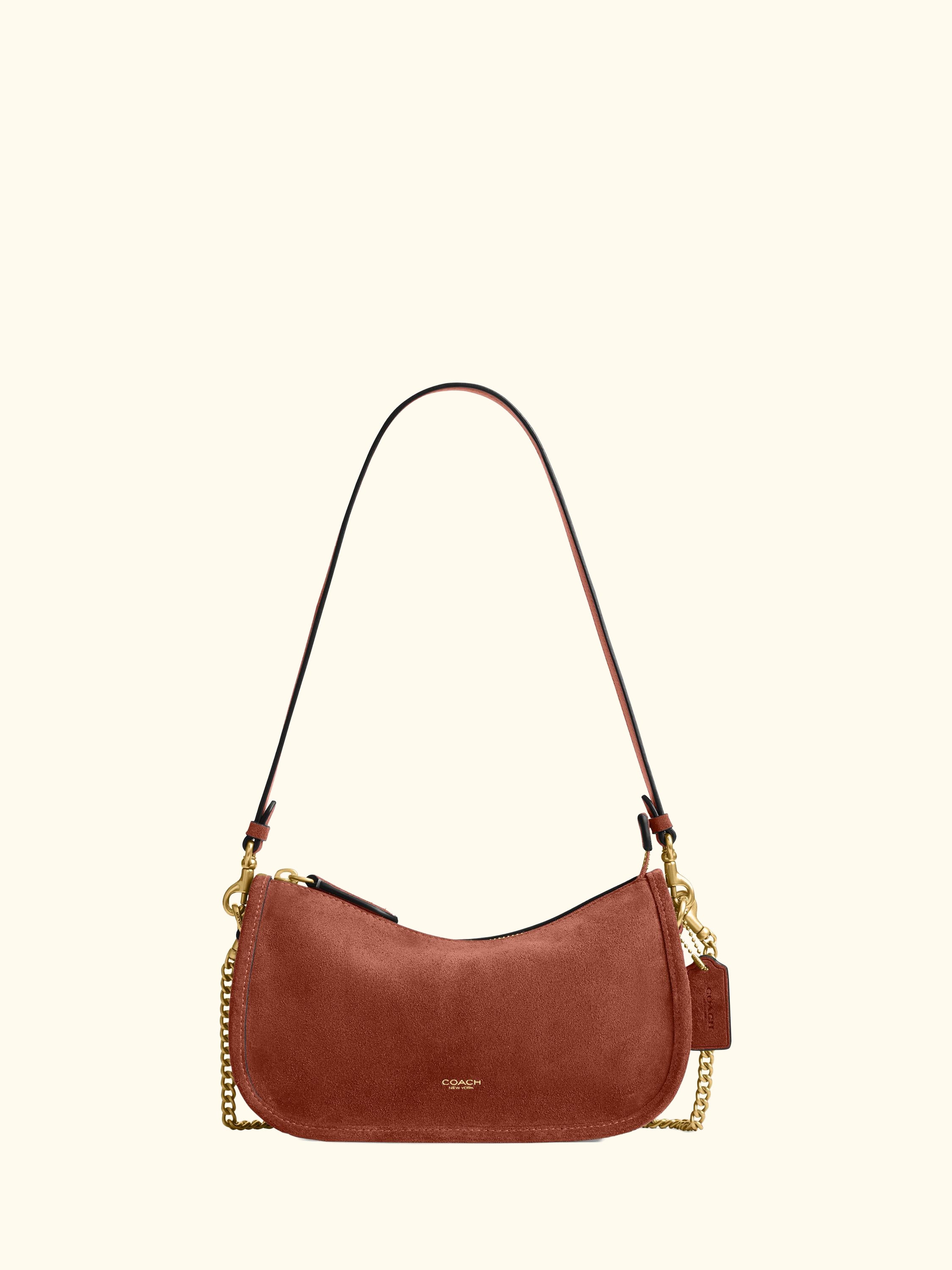Waverly Suede and Leather Crossbody/Shoulder Bag