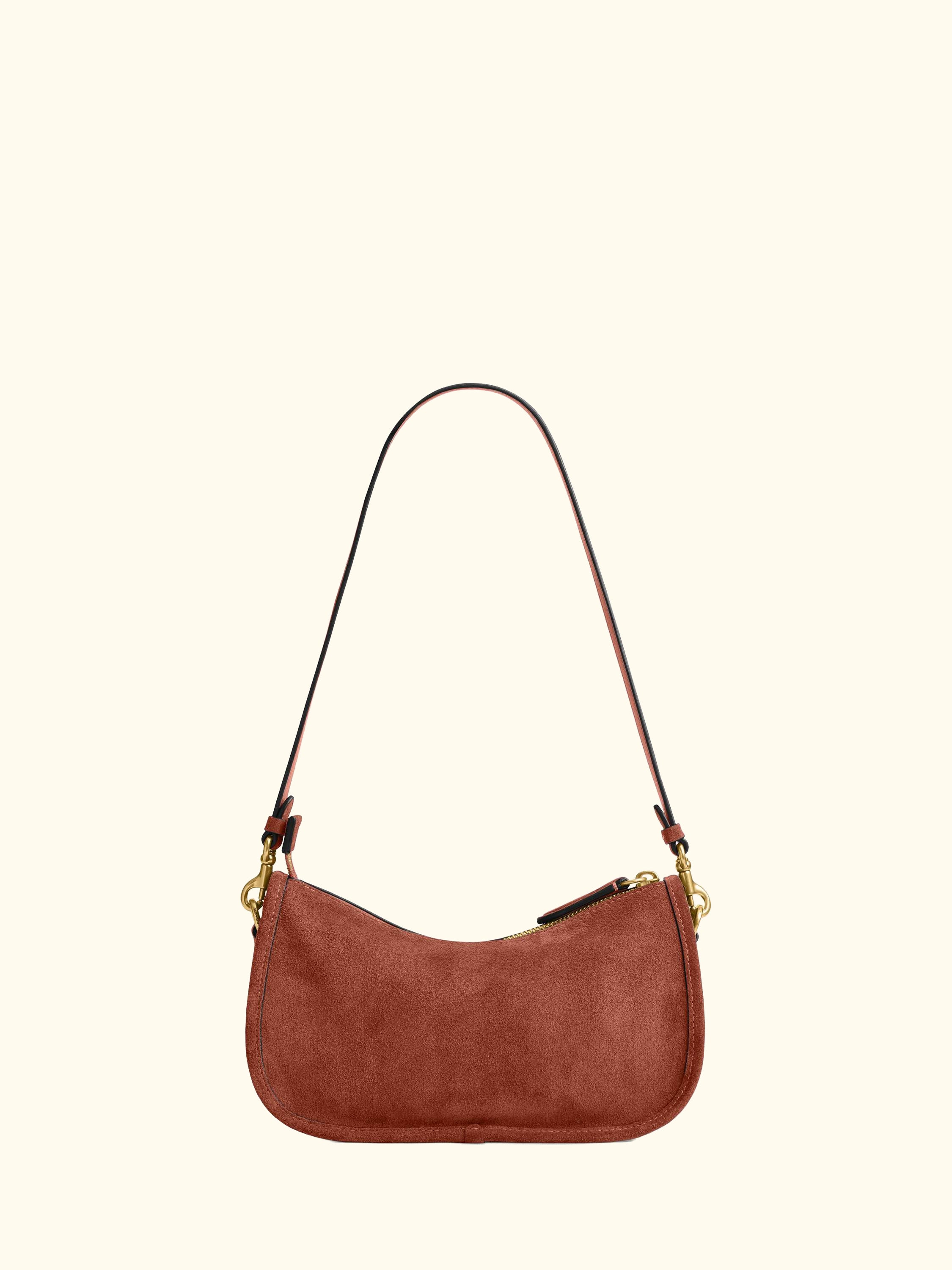 Waverly Suede and Leather Crossbody/Shoulder Bag