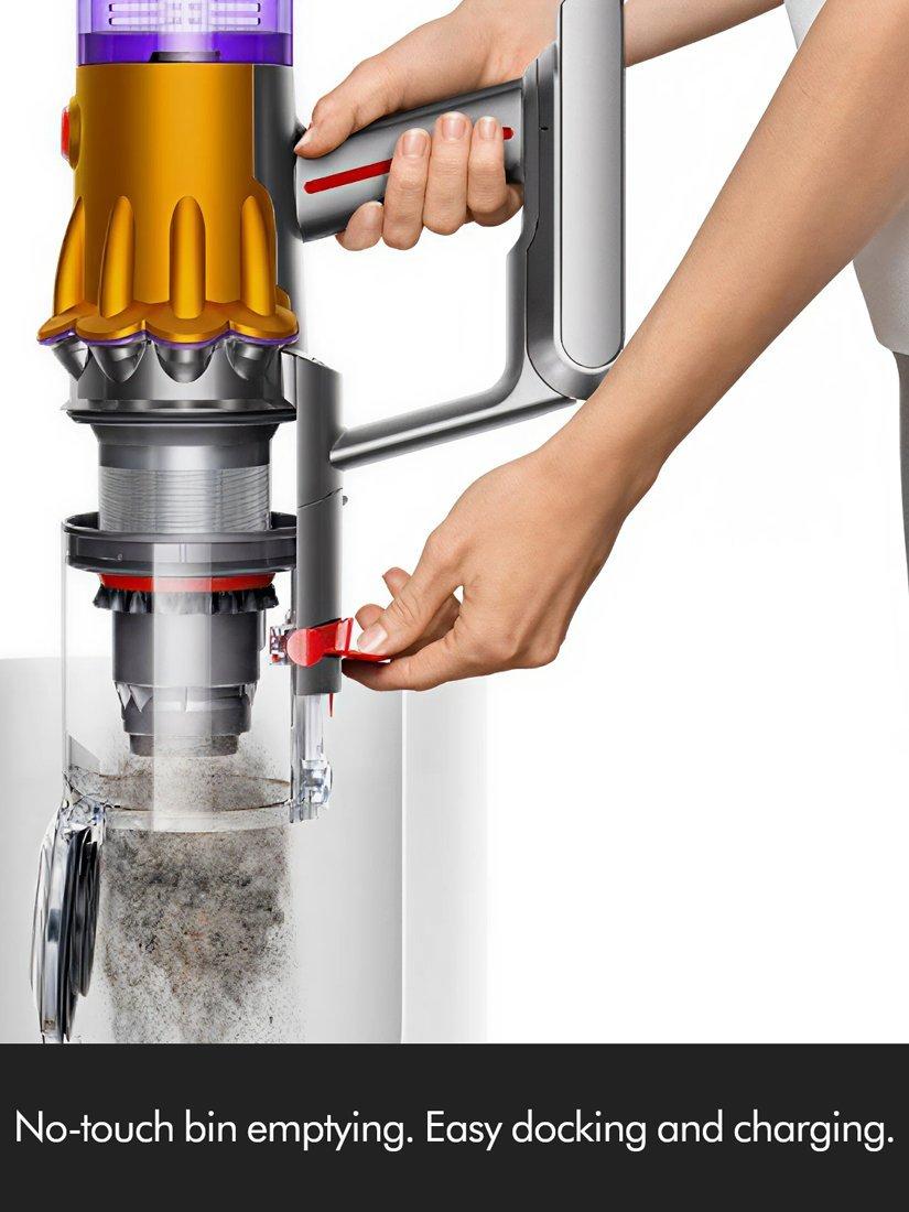 V12s Detect Slim Submarine Cordless Vacuum Cleaner, Yellow Nickel