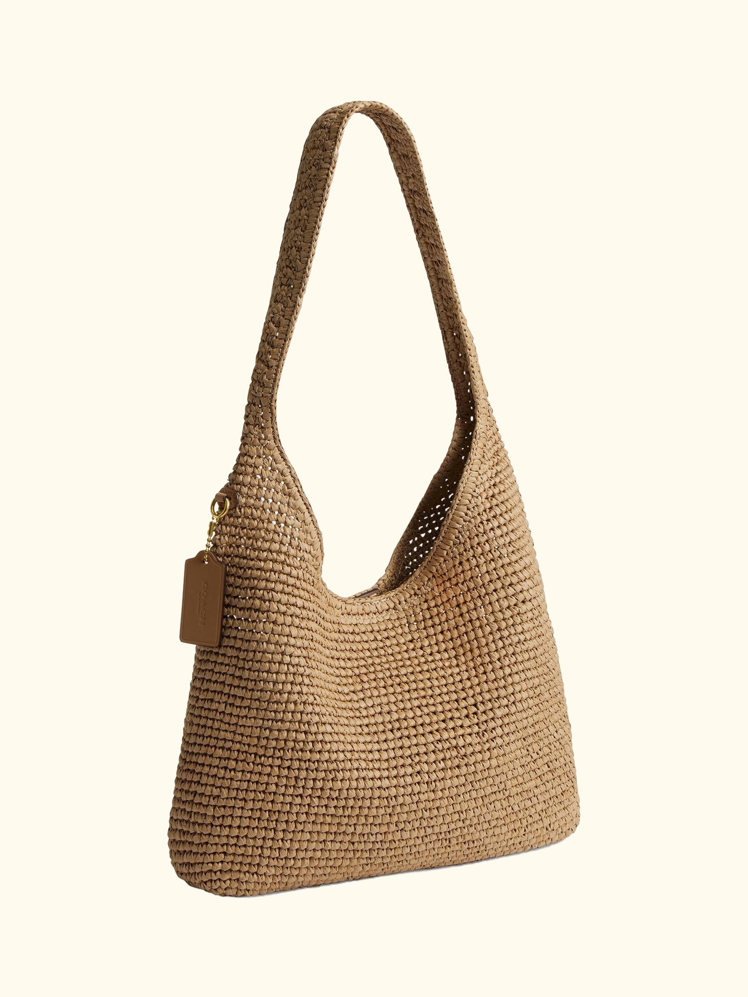 Brooklyn 28 Straw Hobo Bag