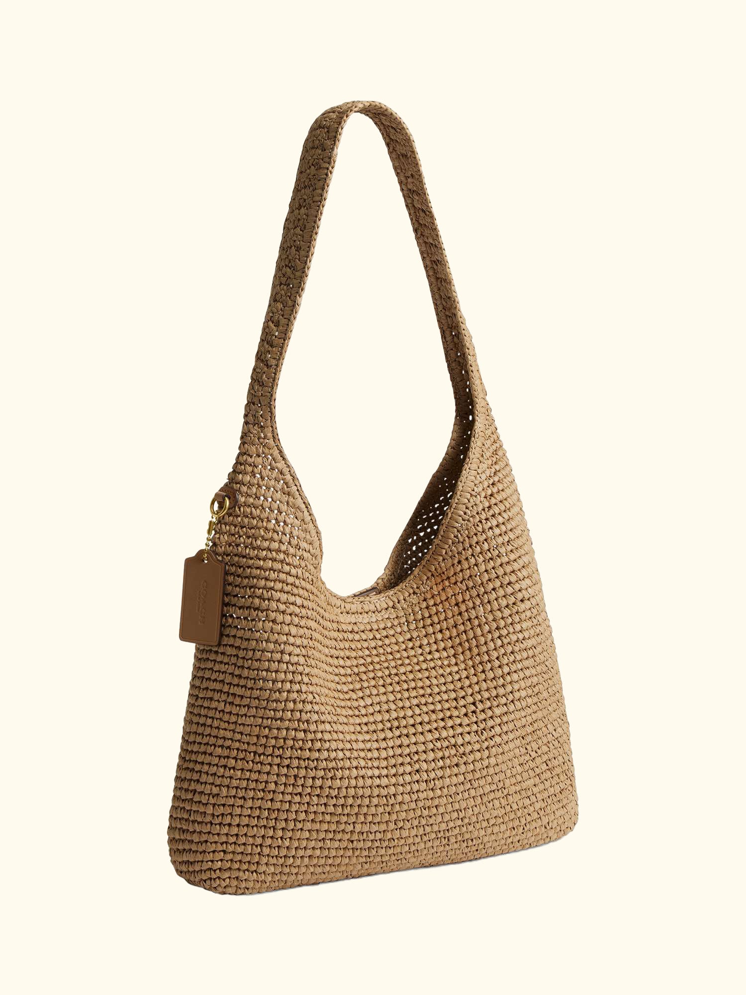 Brooklyn 28 Straw Hobo Bag