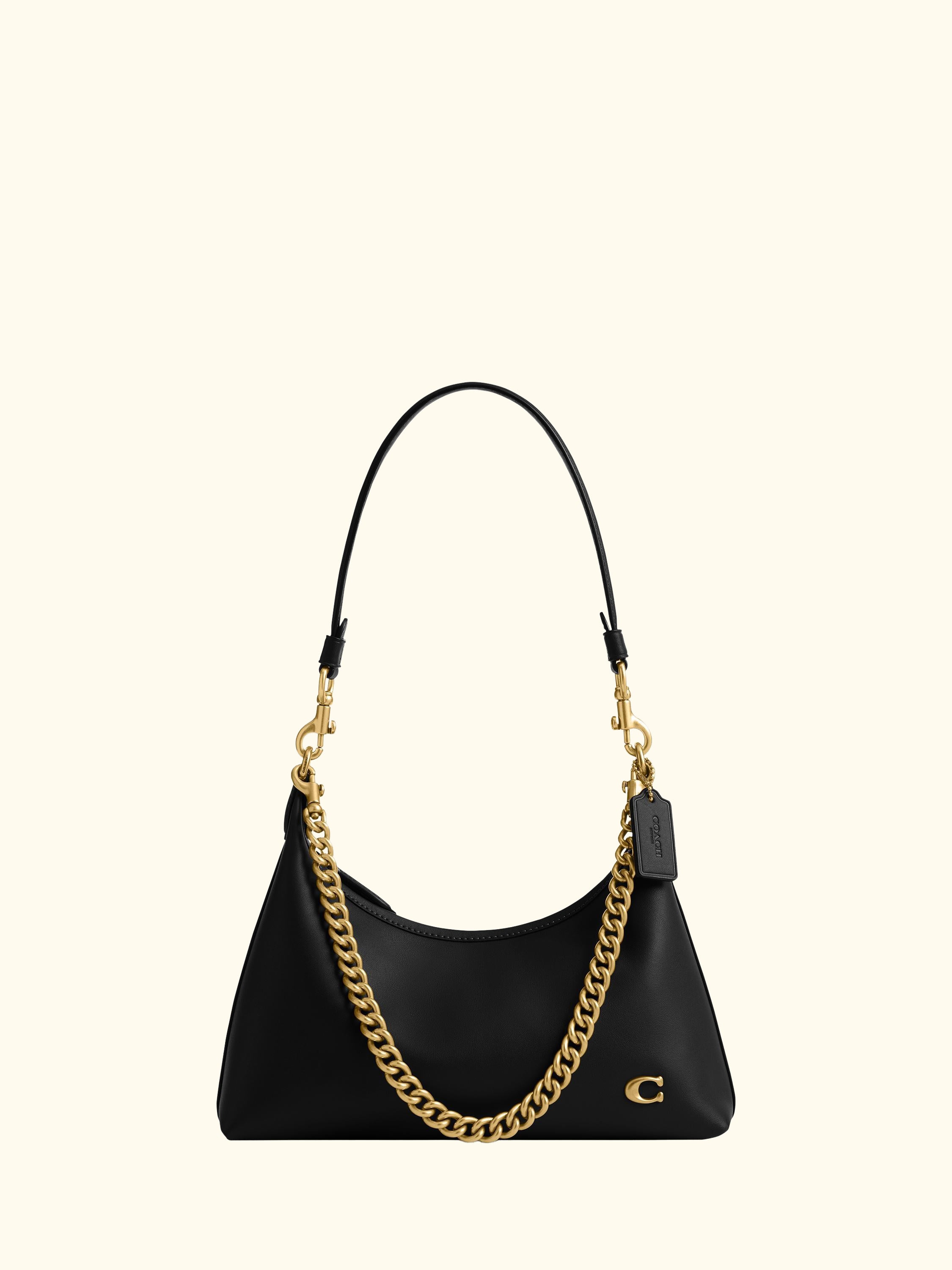 Juliet 25 Leather Shoulder Bag, Black