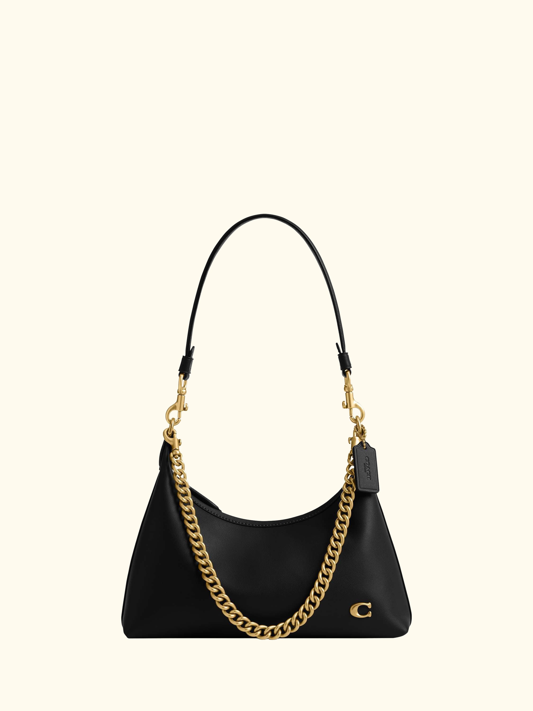 Juliet 25 Leather Shoulder Bag, Black