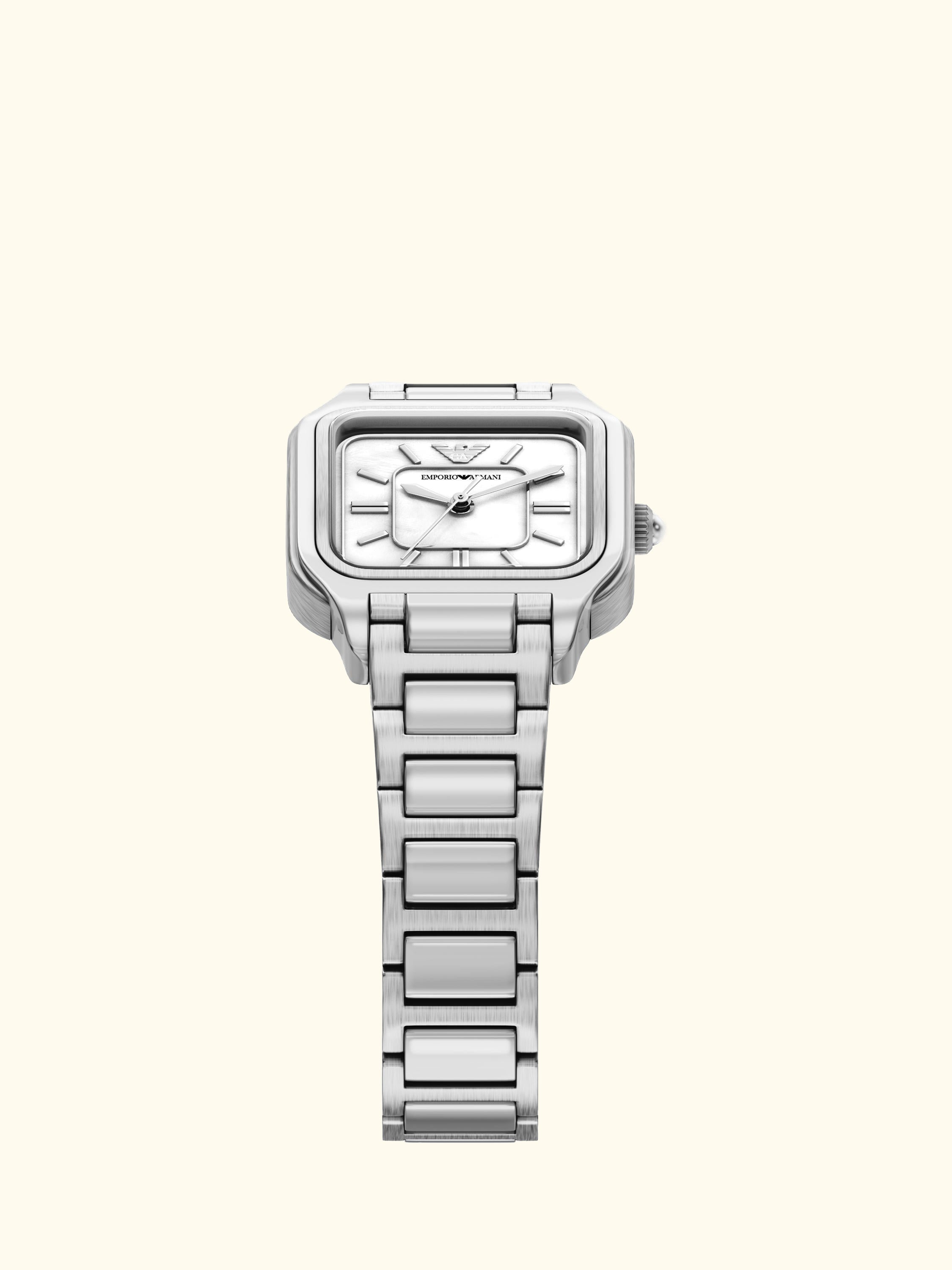 AR11742 Women's Mother of Pearl Dial Bracelet Strap Watch, Silver