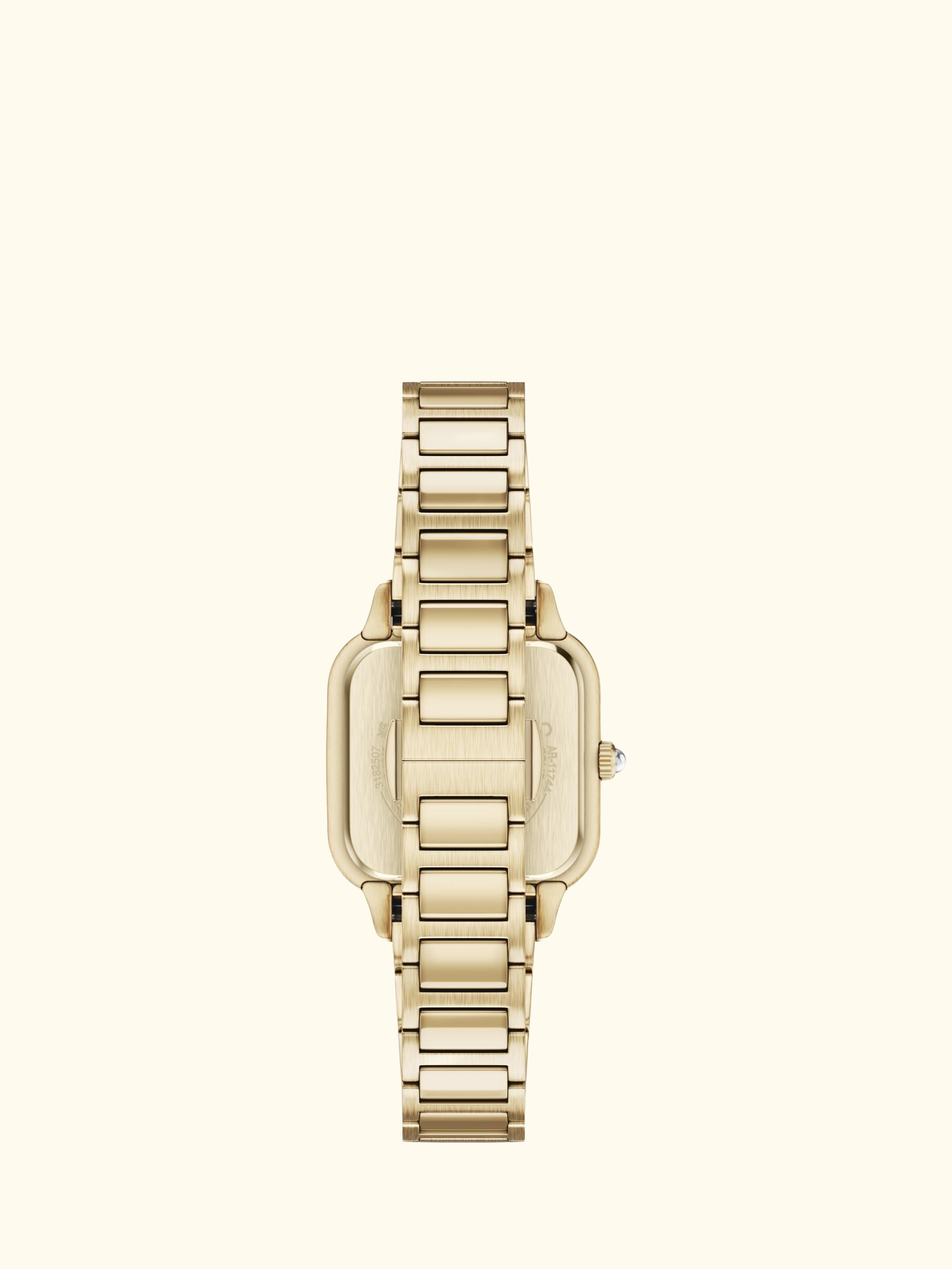 AR11744 Women's Mother of Pearl Dial Bracelet Strap Watch, Gold