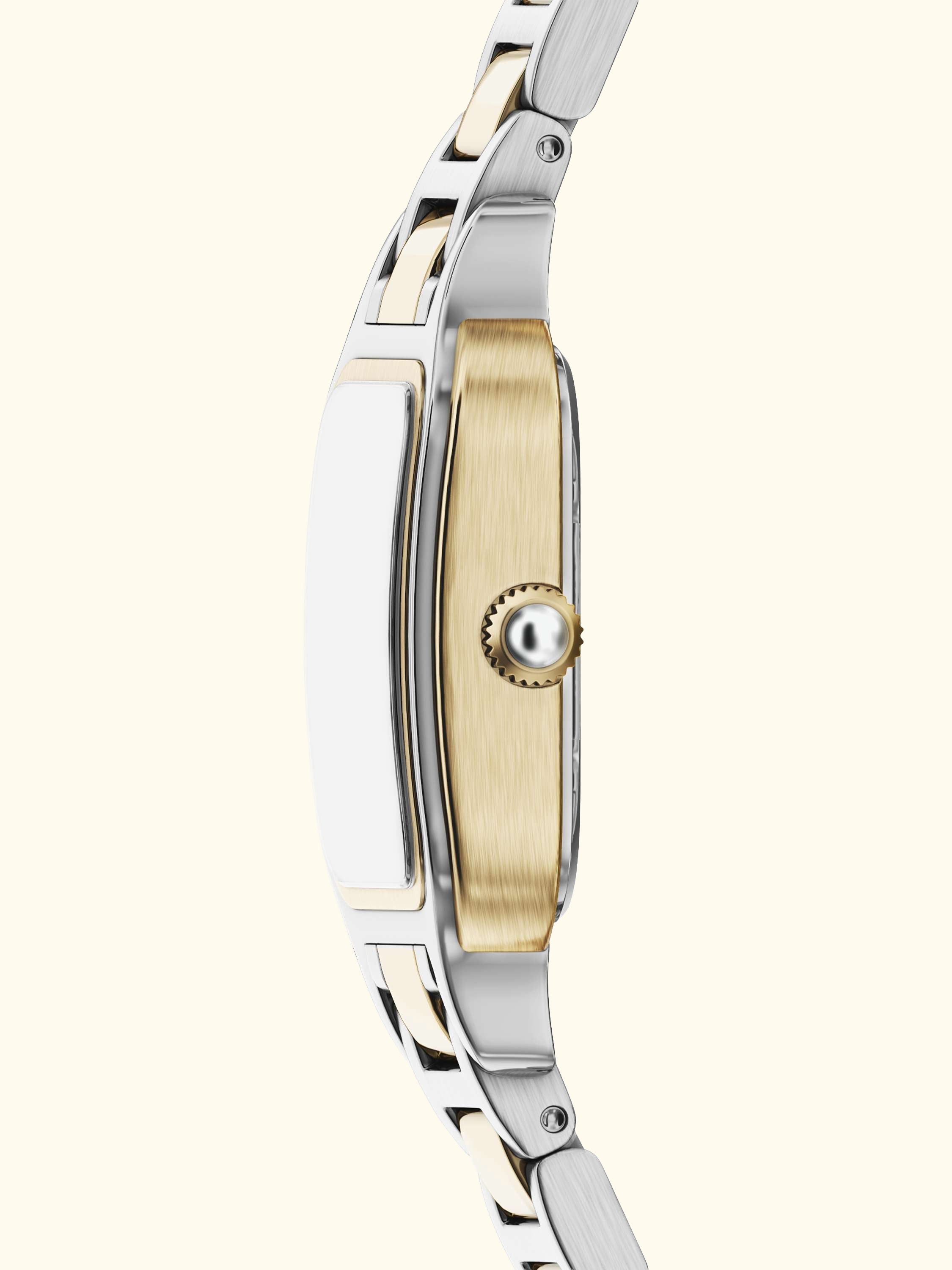 AR11745 Women's Mother of Pearl Dial Bracelet Strap Watch, 2-tone