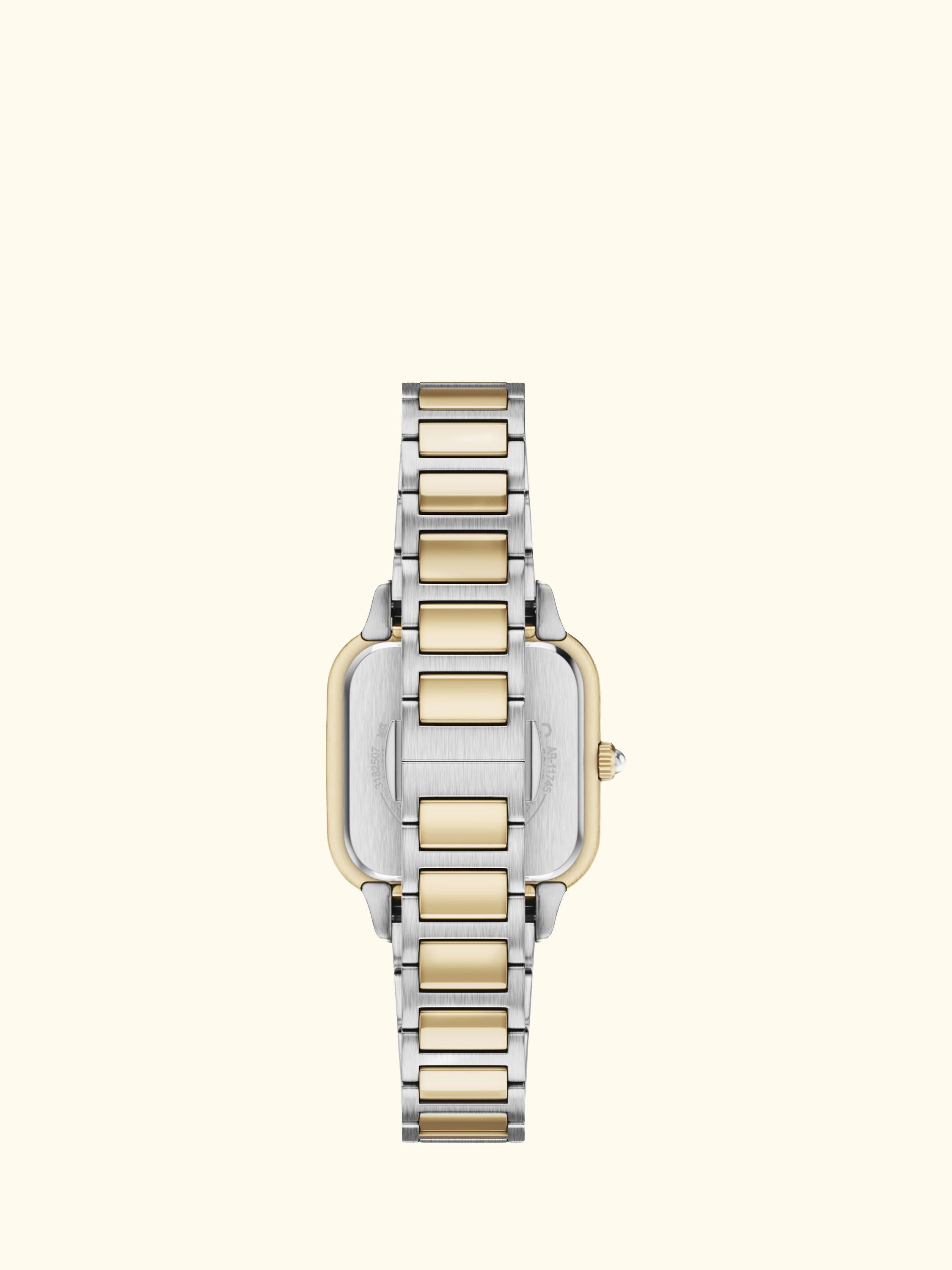 AR11745 Women's Mother of Pearl Dial Bracelet Strap Watch, 2-tone