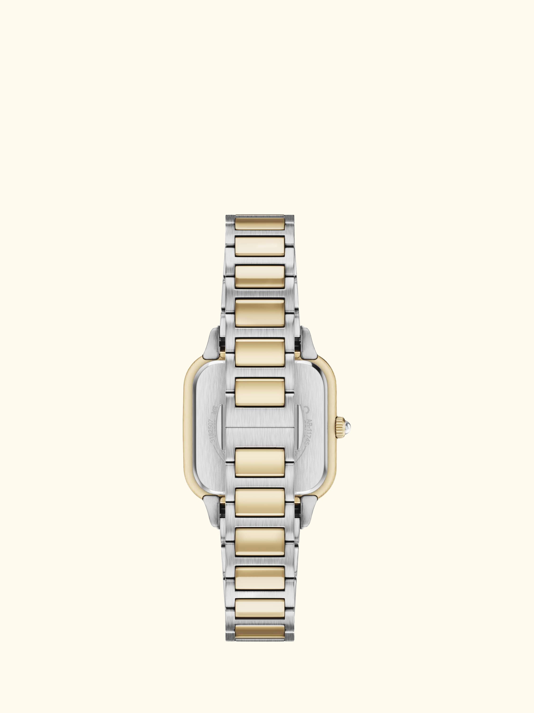 AR11745 Women's Mother of Pearl Dial Bracelet Strap Watch, 2-tone
