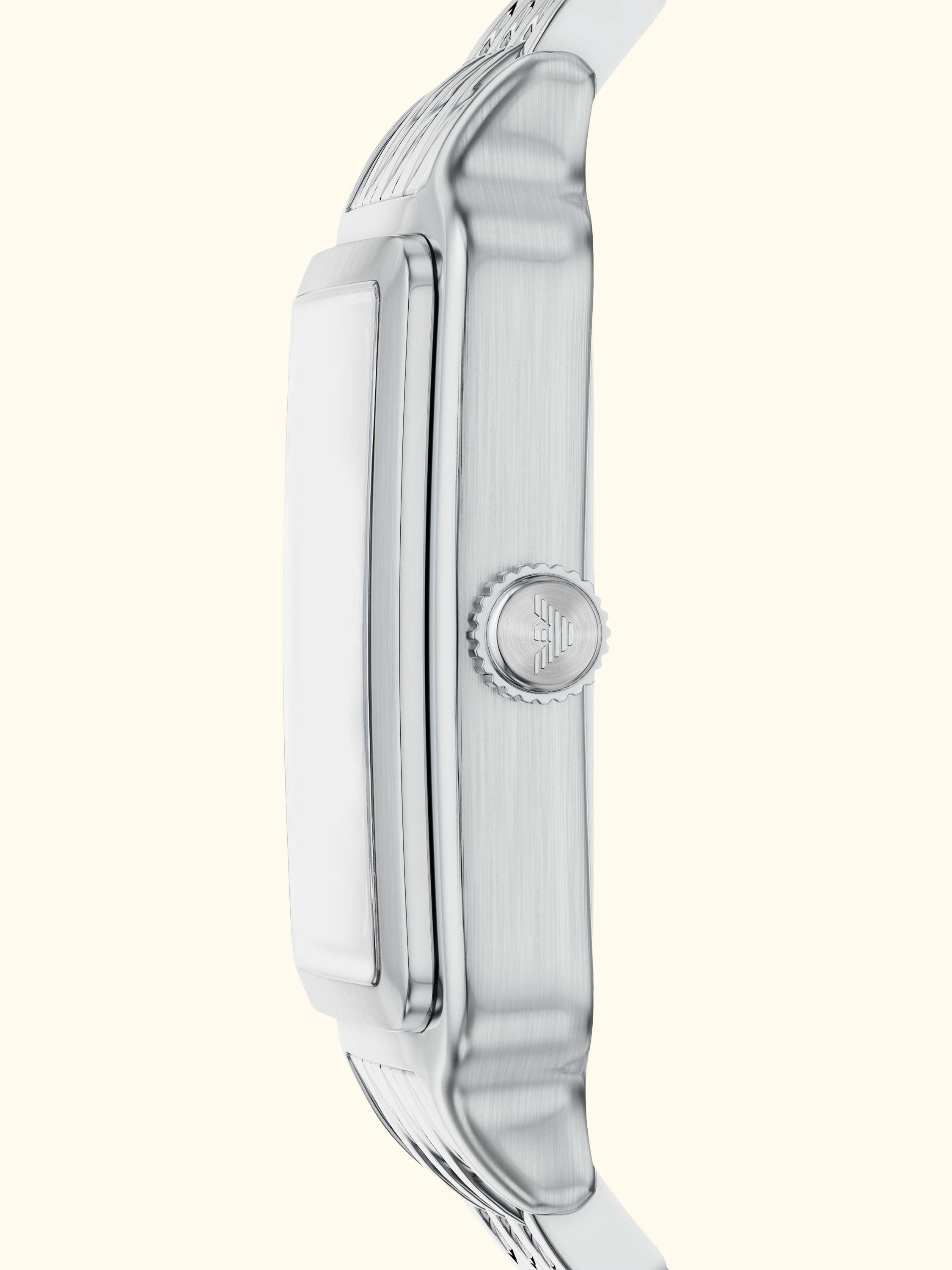 AR11754 Men's Japanese Movement Bracelet Strap Watch, Silver