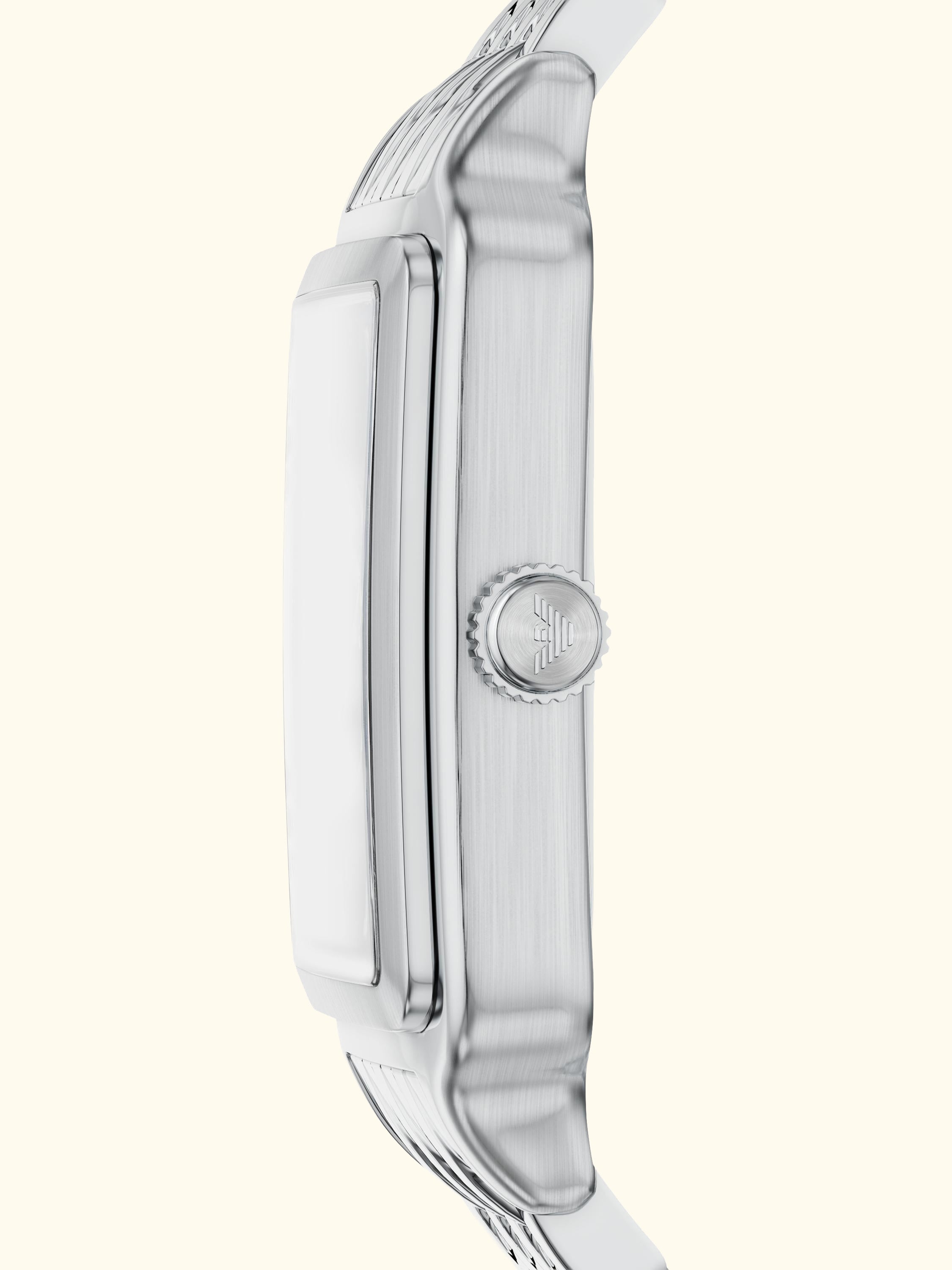 AR11754 Men's Japanese Movement Bracelet Strap Watch, Silver