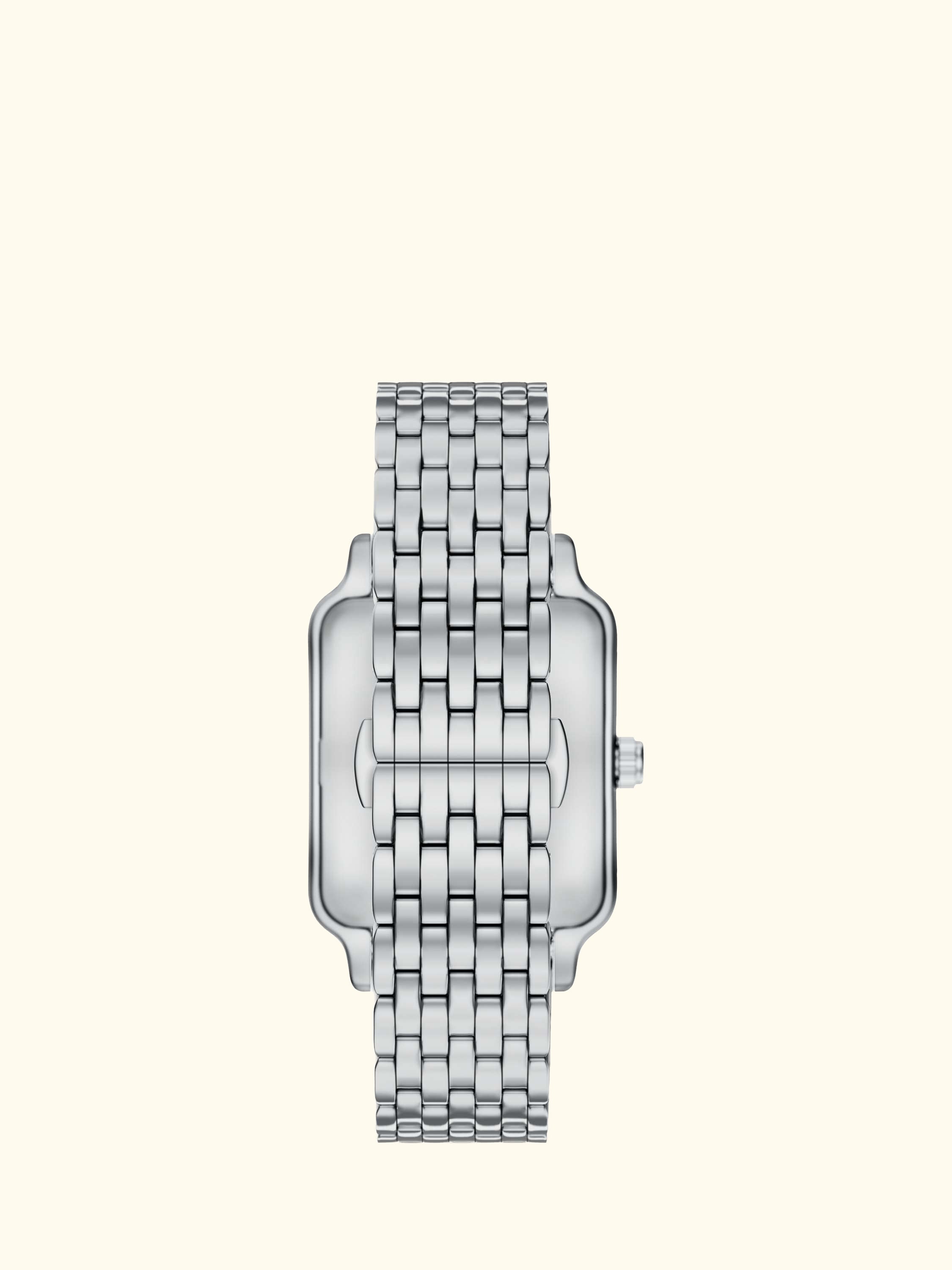 AR11754 Men's Japanese Movement Bracelet Strap Watch, Silver