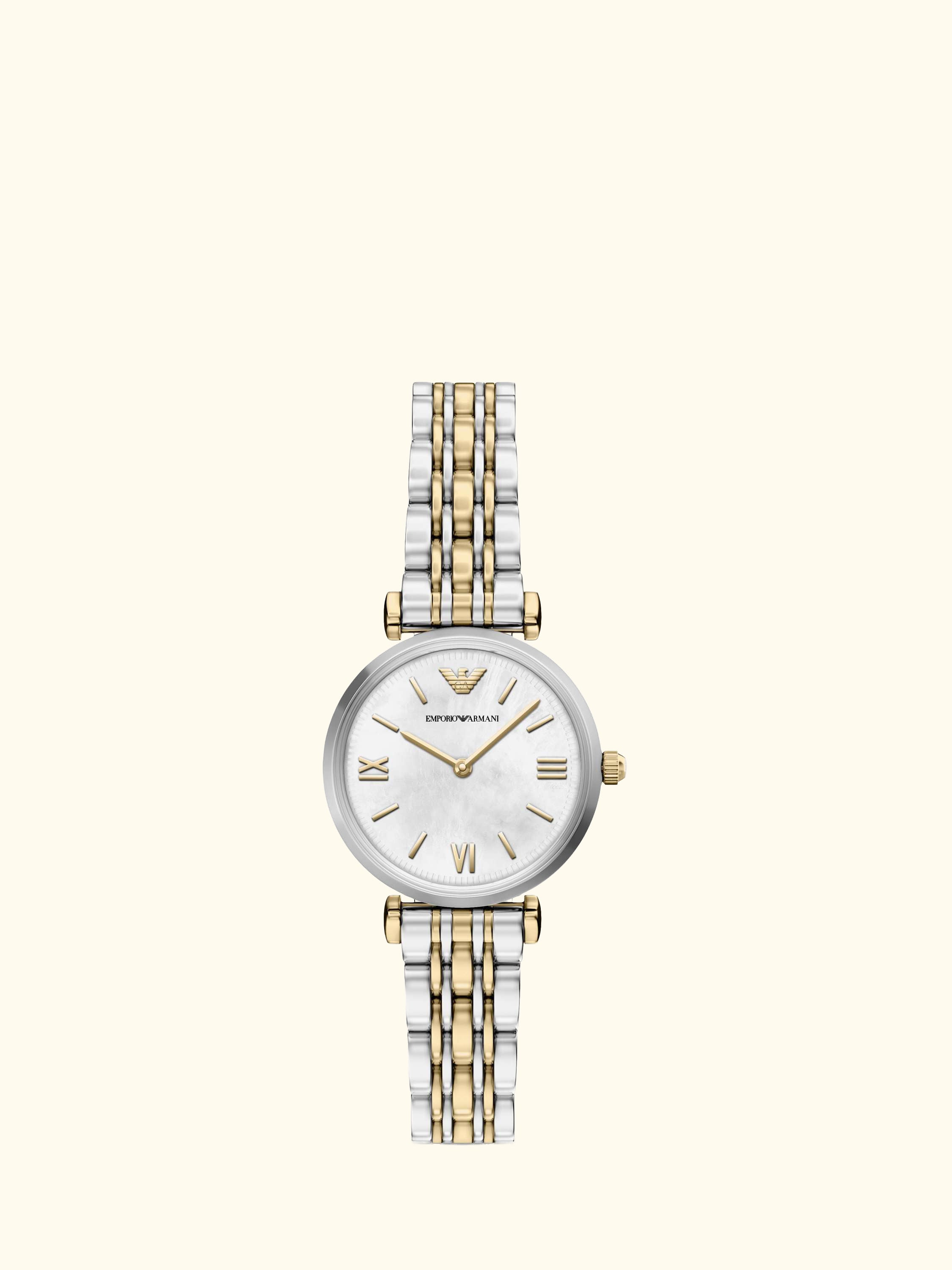 's AR11769 Women's Round Bracelet Strap Watch, 2-Tone