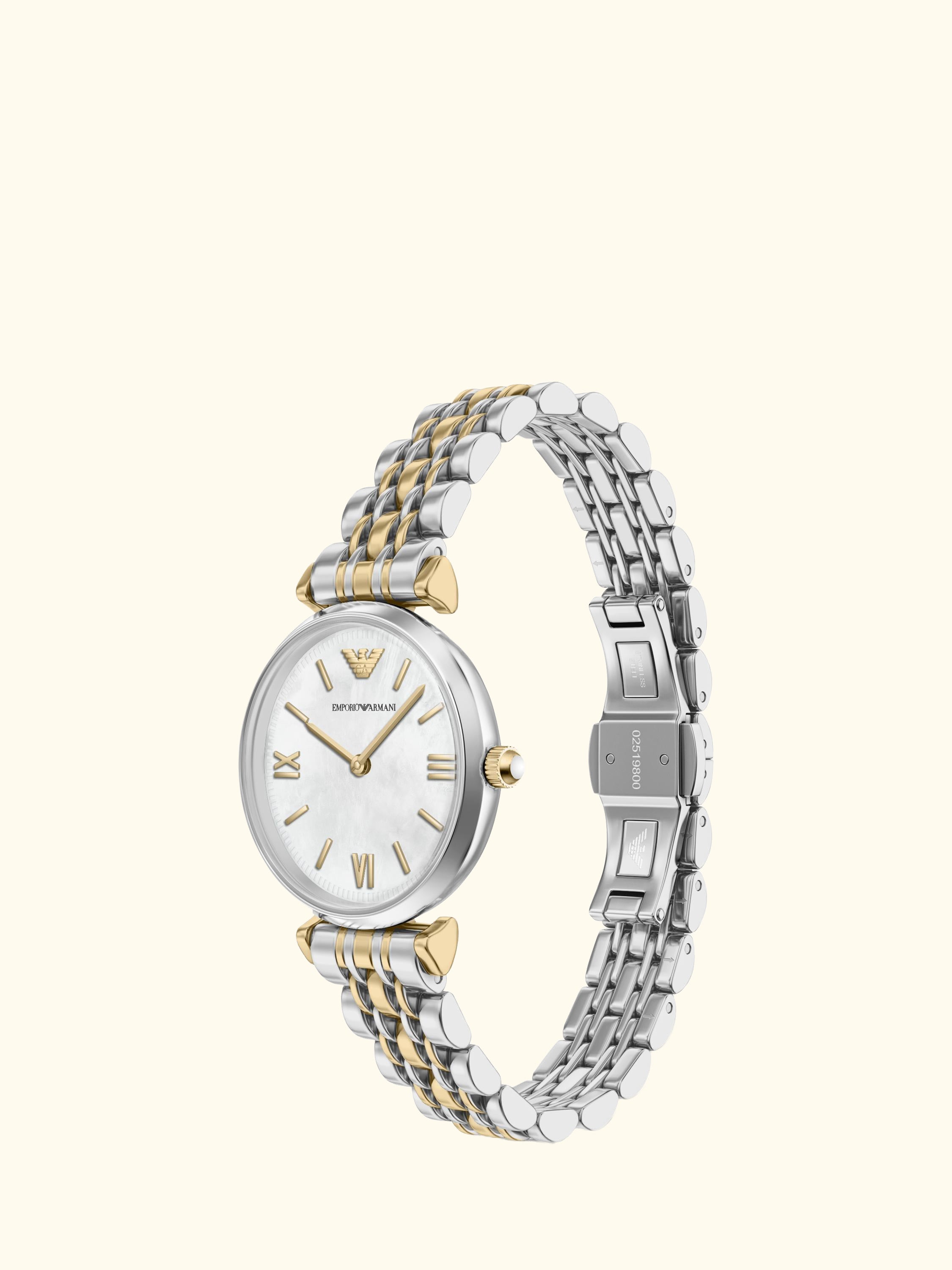 's AR11769 Women's Round Bracelet Strap Watch, 2-Tone