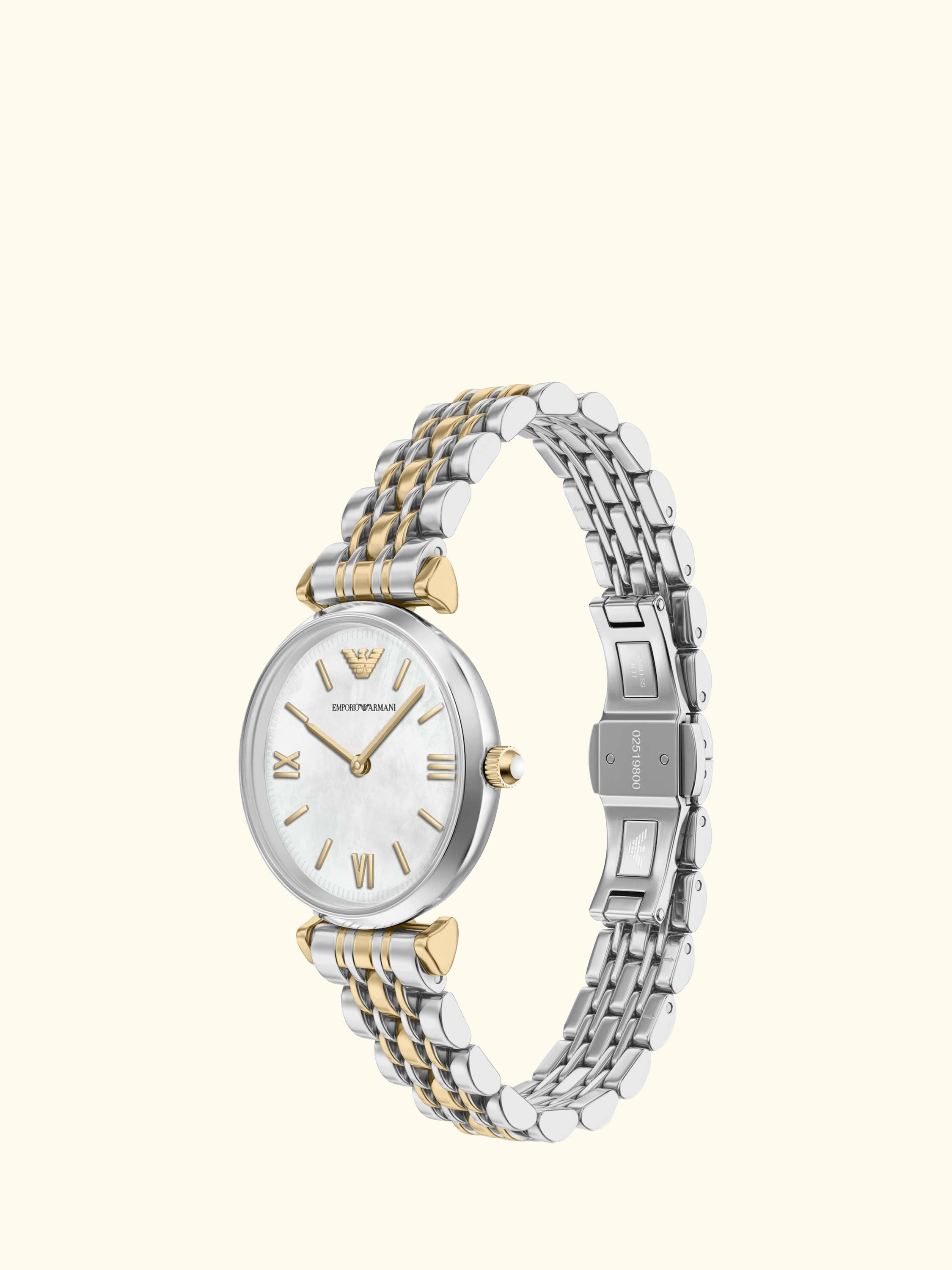 's AR11769 Women's Round Bracelet Strap Watch, 2-Tone