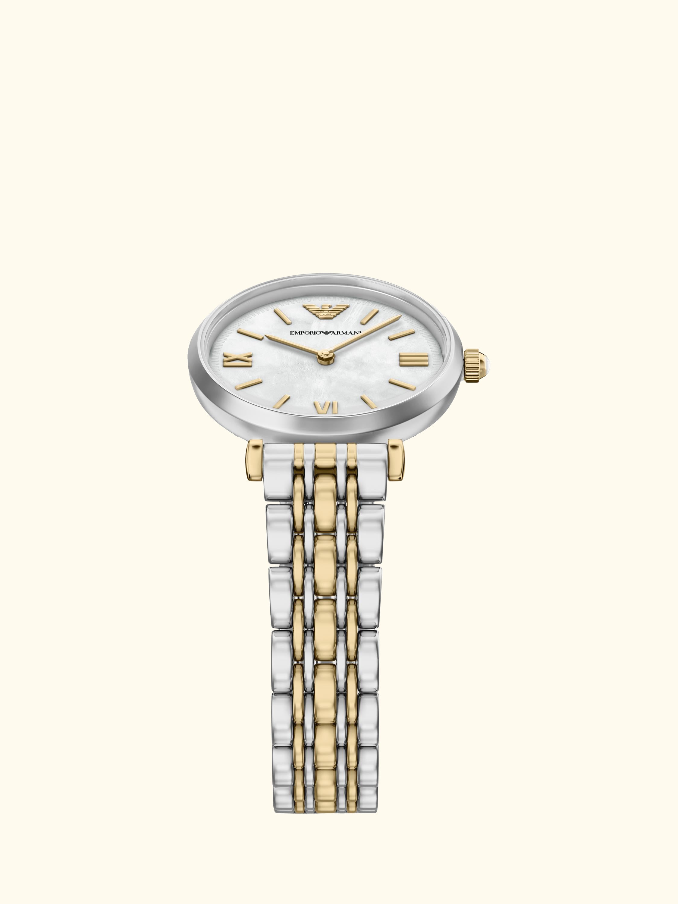 's AR11769 Women's Round Bracelet Strap Watch, 2-Tone