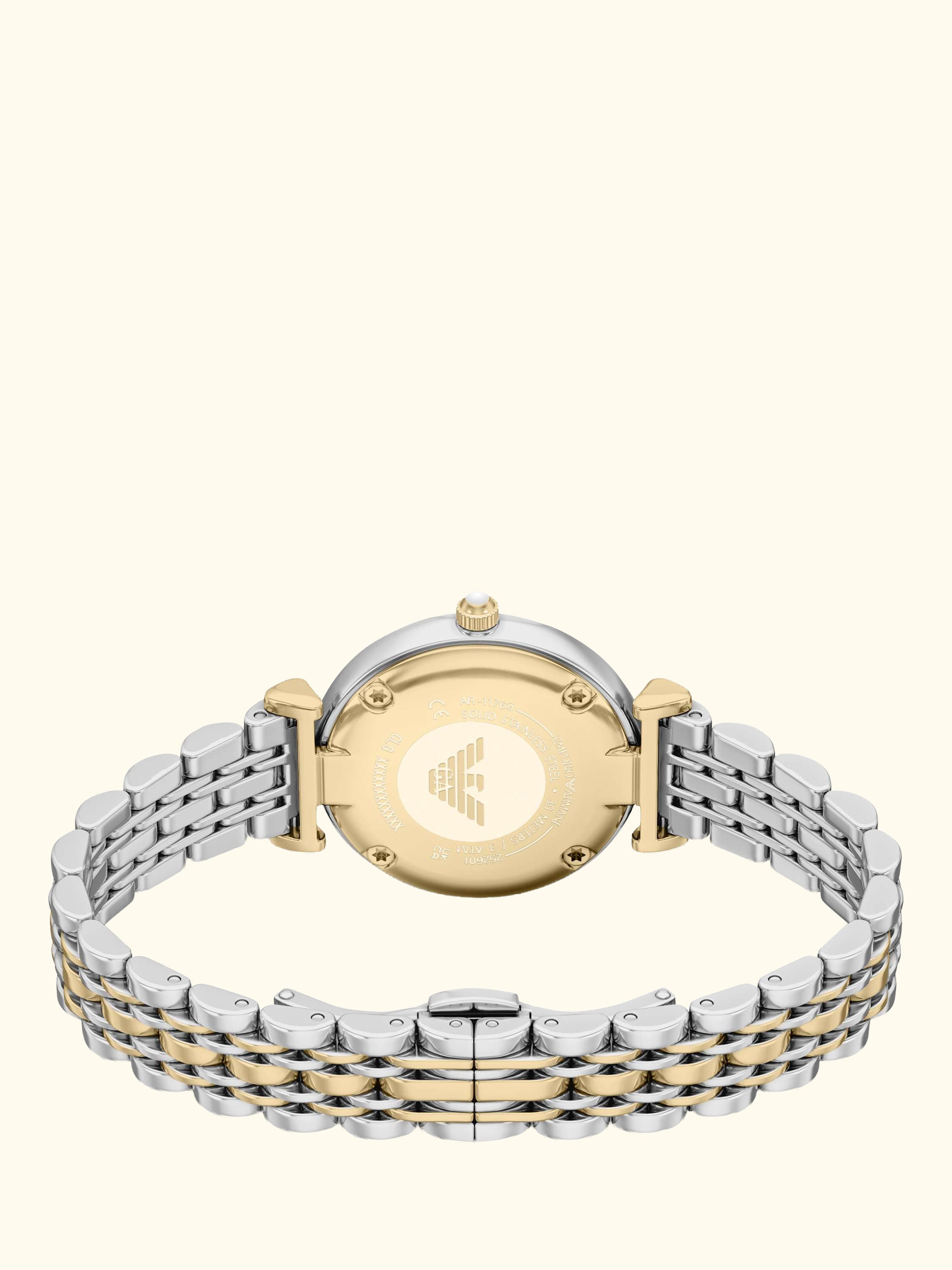's AR11769 Women's Round Bracelet Strap Watch, 2-Tone