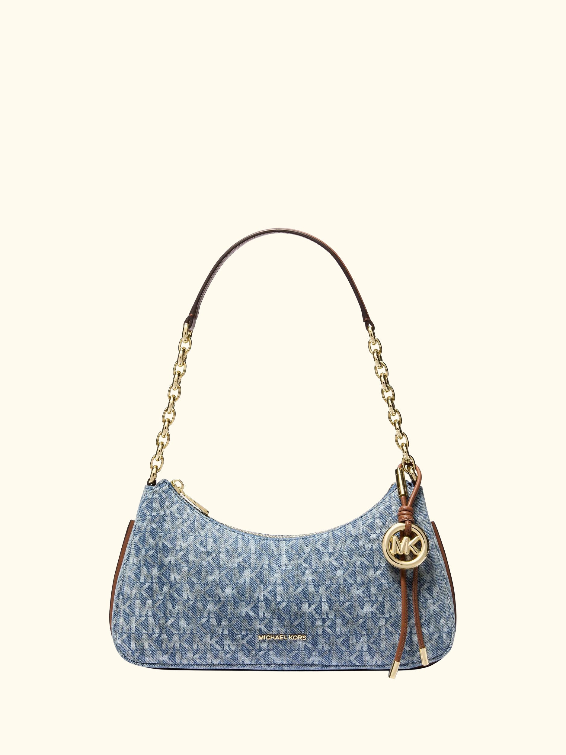 Nolita Signature Logo Medium Shoulder Bag, New Horizon/Blue