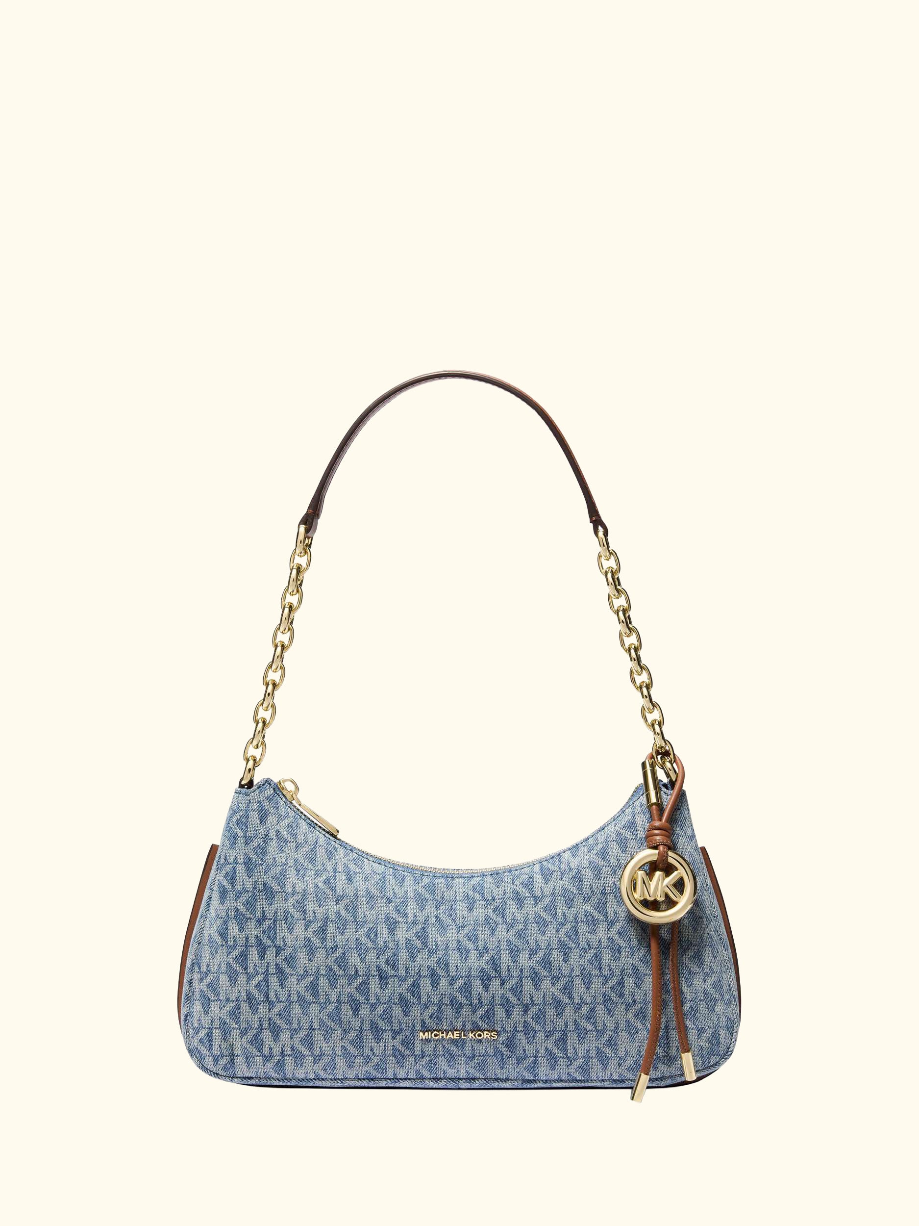 Nolita Signature Logo Medium Shoulder Bag, New Horizon/Blue