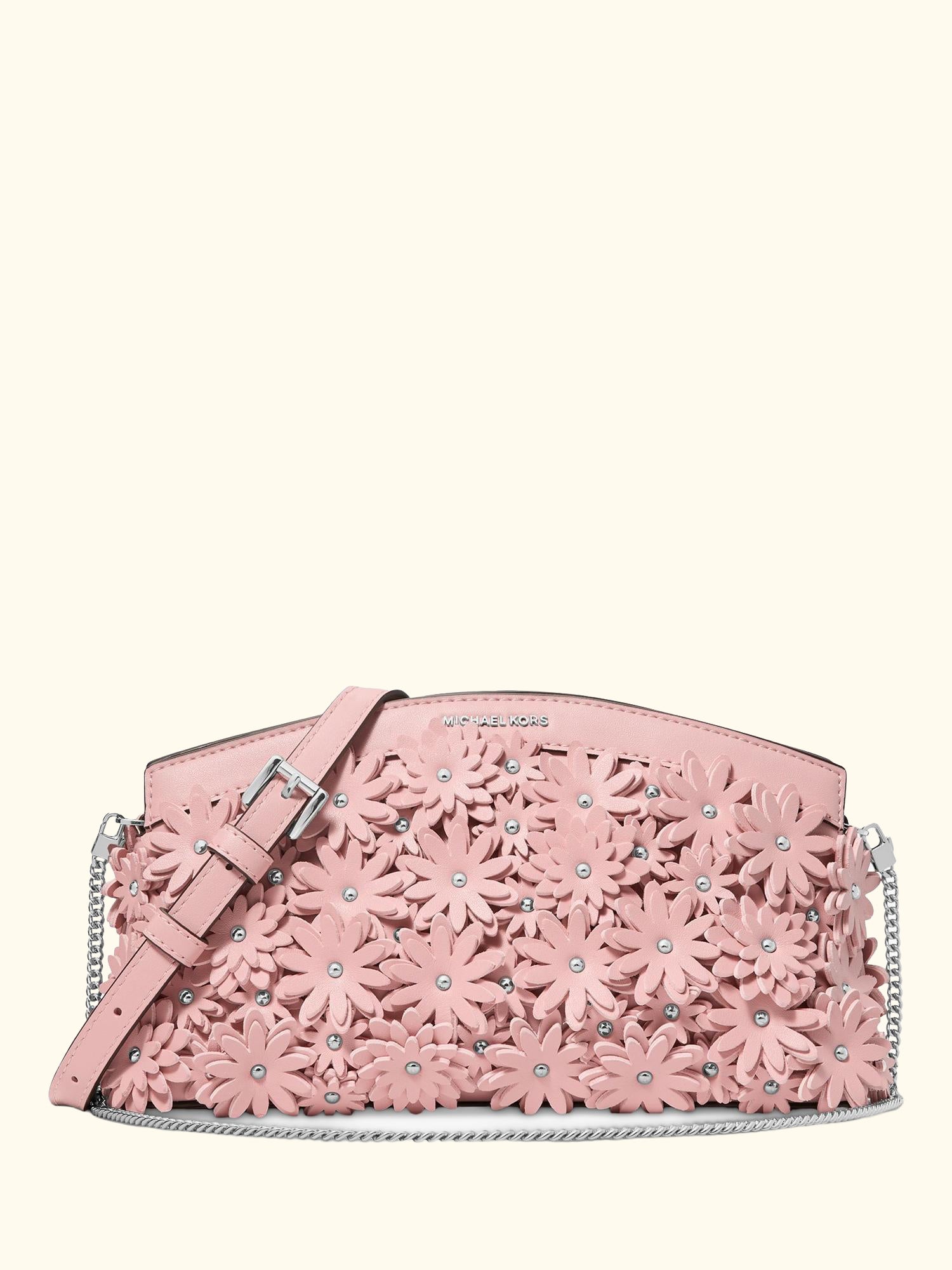 Athena Floral Appliqué Convertible Clutch Bag