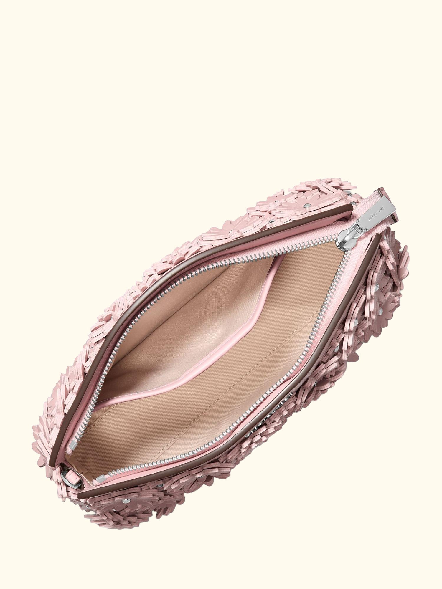 Athena Floral Appliqué Convertible Clutch Bag
