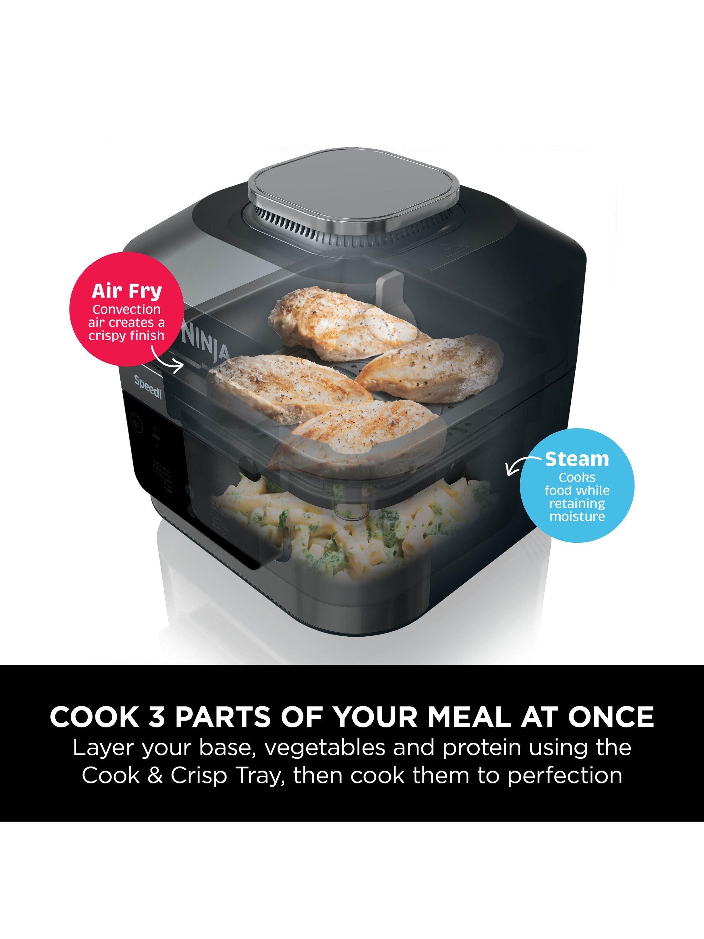 Speedi ON500UK 12-in-1 Multi Cooker, Black Steel