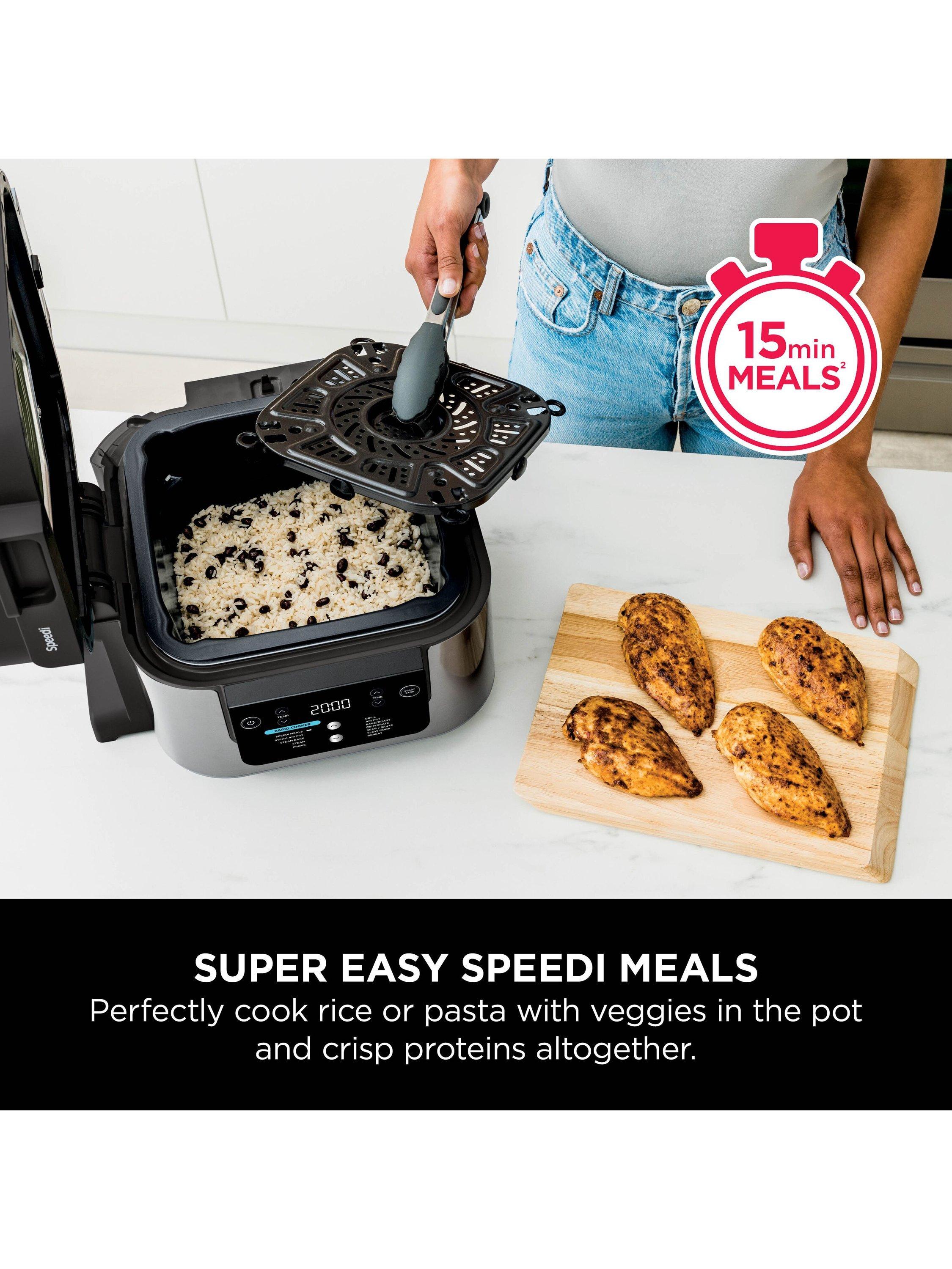 Speedi ON500UK 12-in-1 Multi Cooker, Black Steel