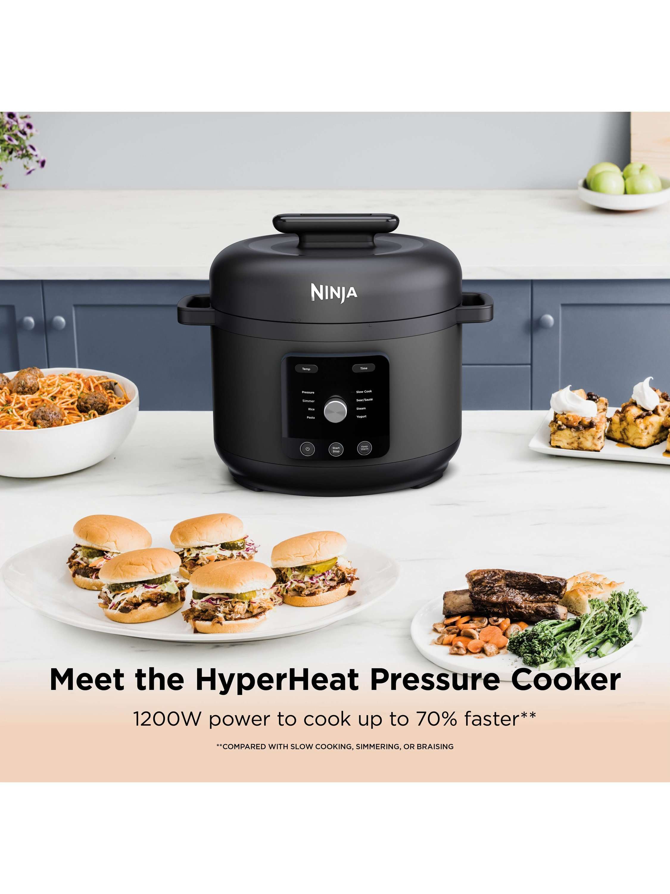 PC201UK HyperHeat 9-in-1 Pressure & Rice Cooker