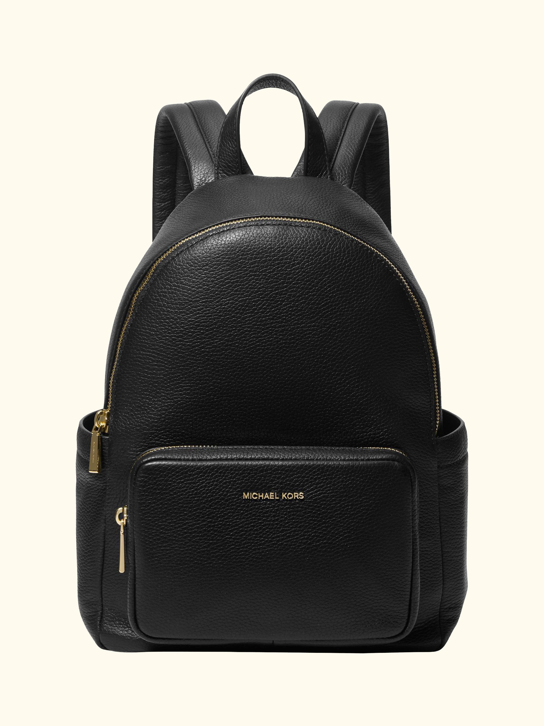 Tanner Leather Backpack, Black
